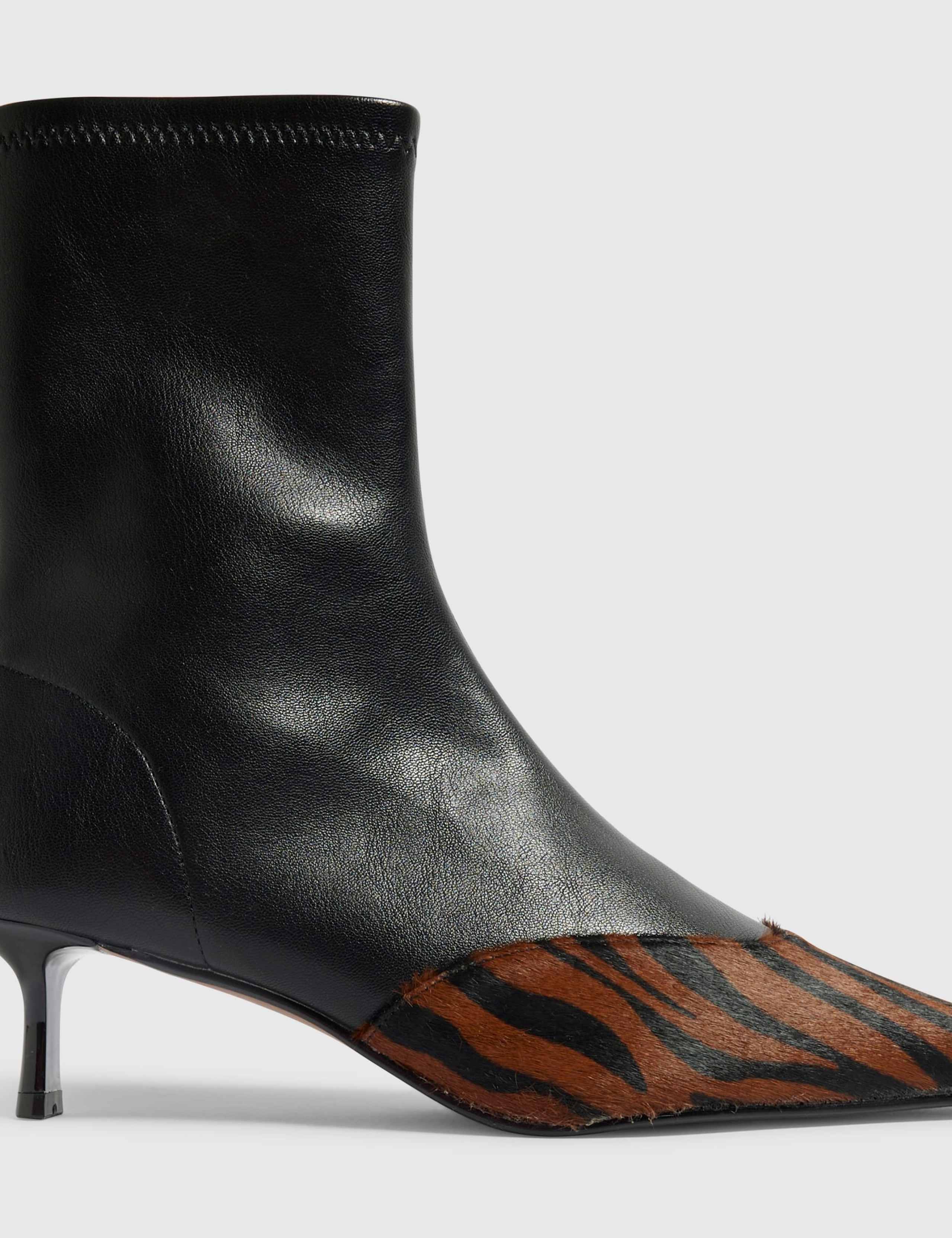 Kitten Heel Ankle Boots 3 of 5