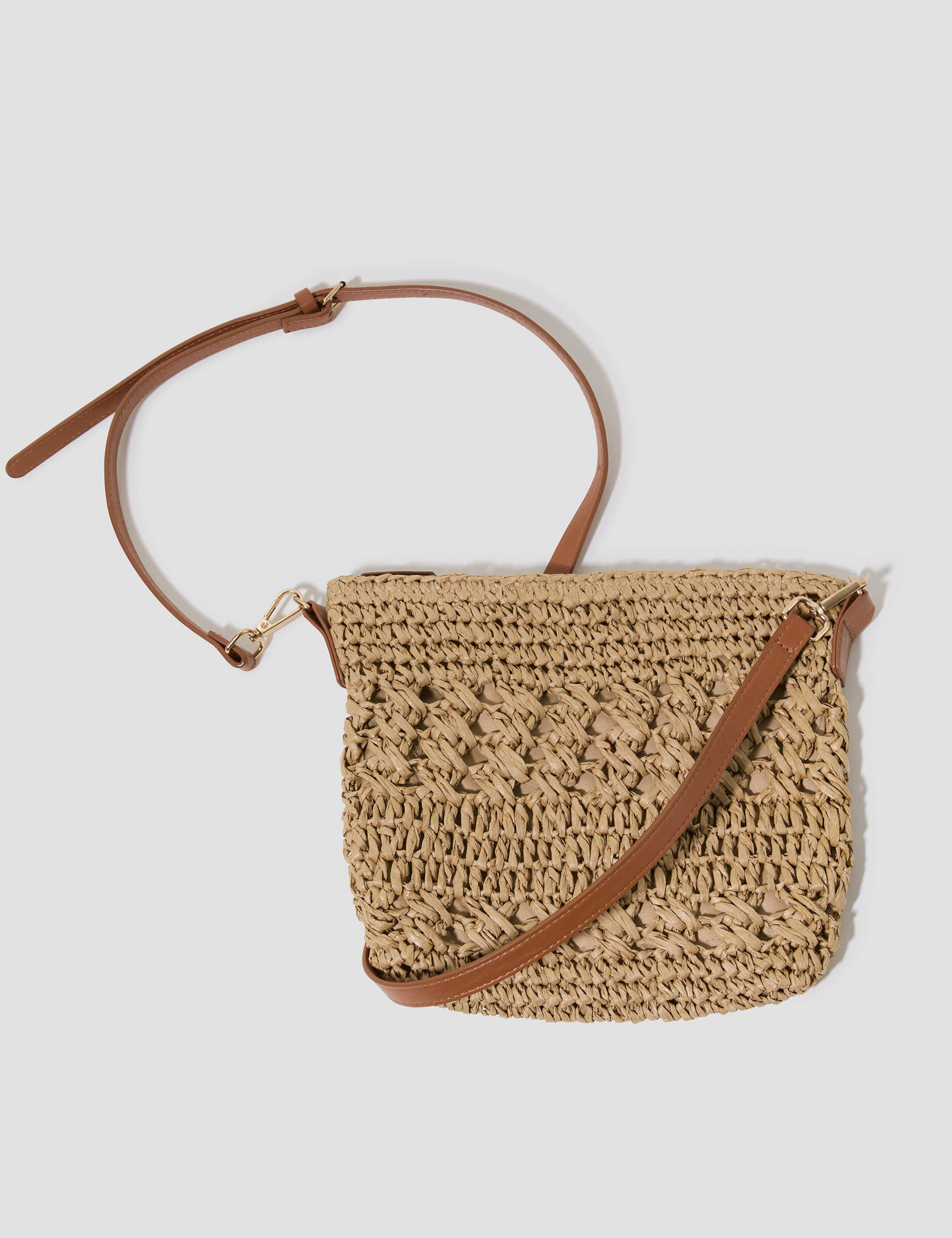 Straw Cross Body Bag 2 of 5