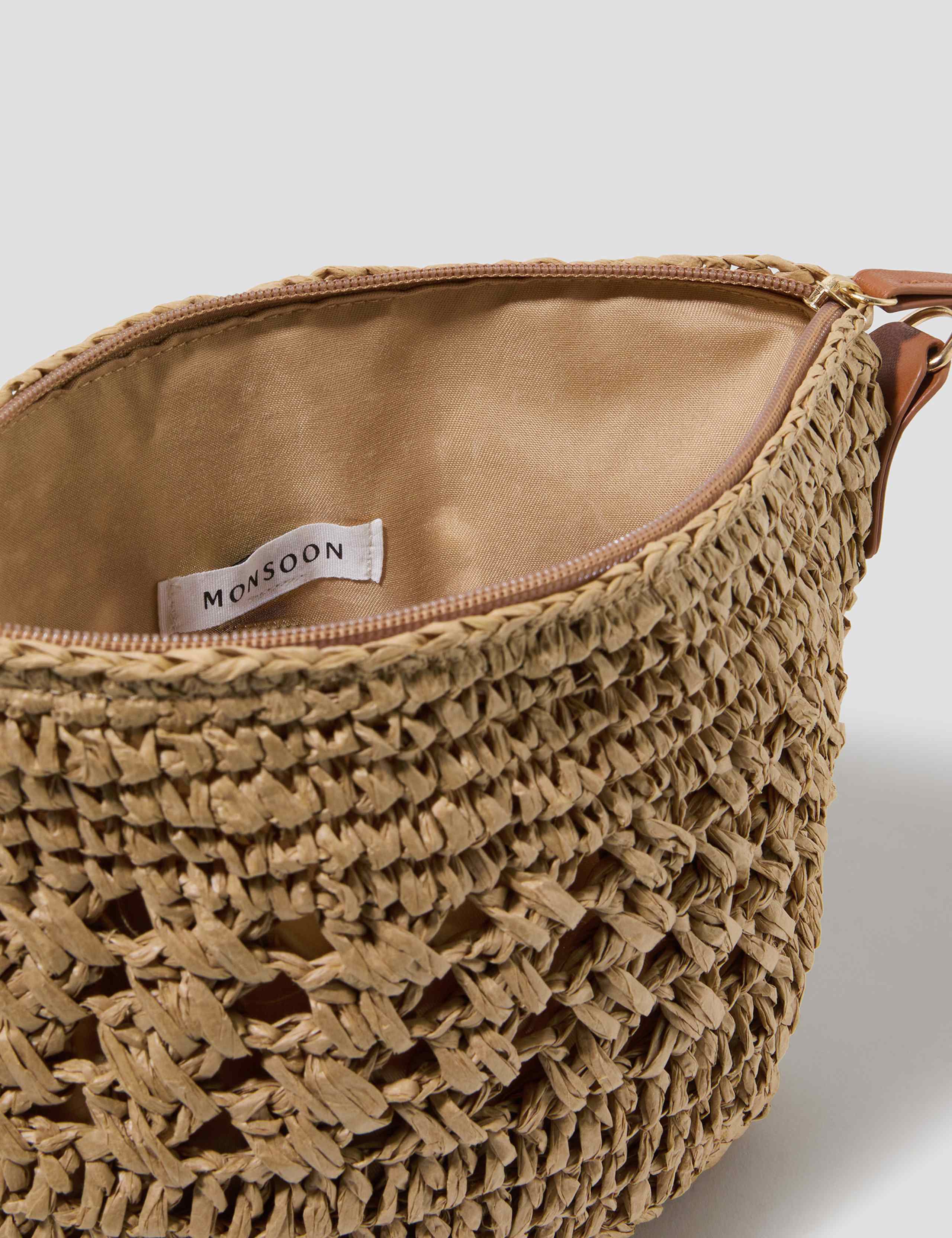 Straw Crochet Cross Body Bag 4 of 5