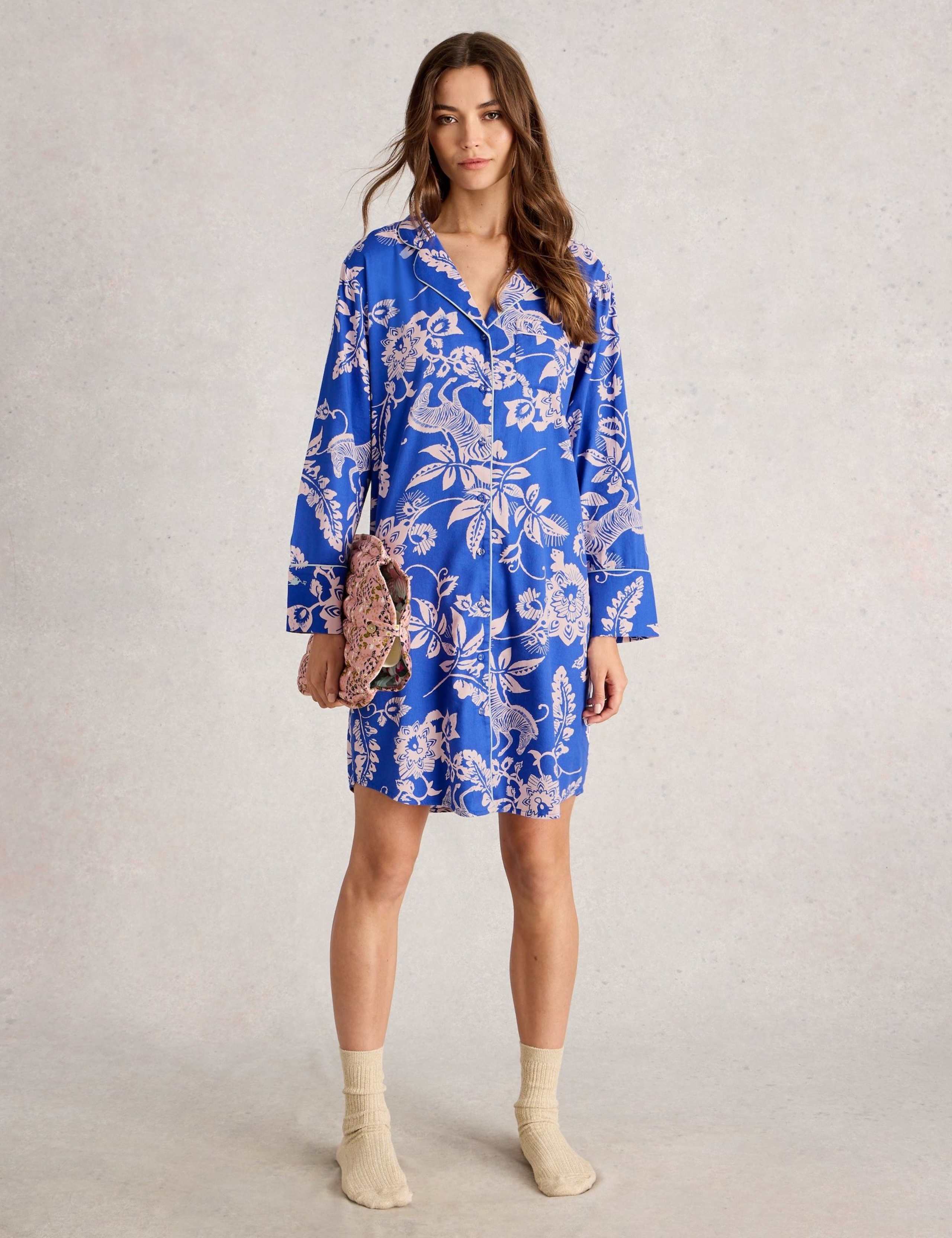 Cotton Rich Floral Nightshirt 3 of 6