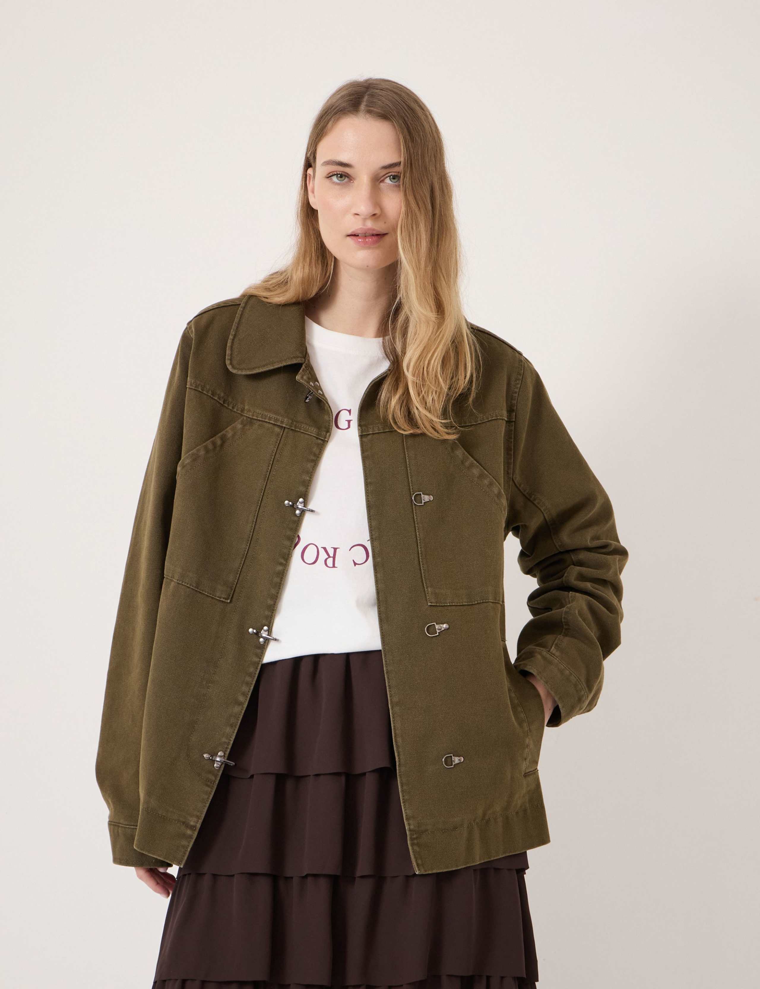 Pure Cotton Utility Jacket 1 of 6