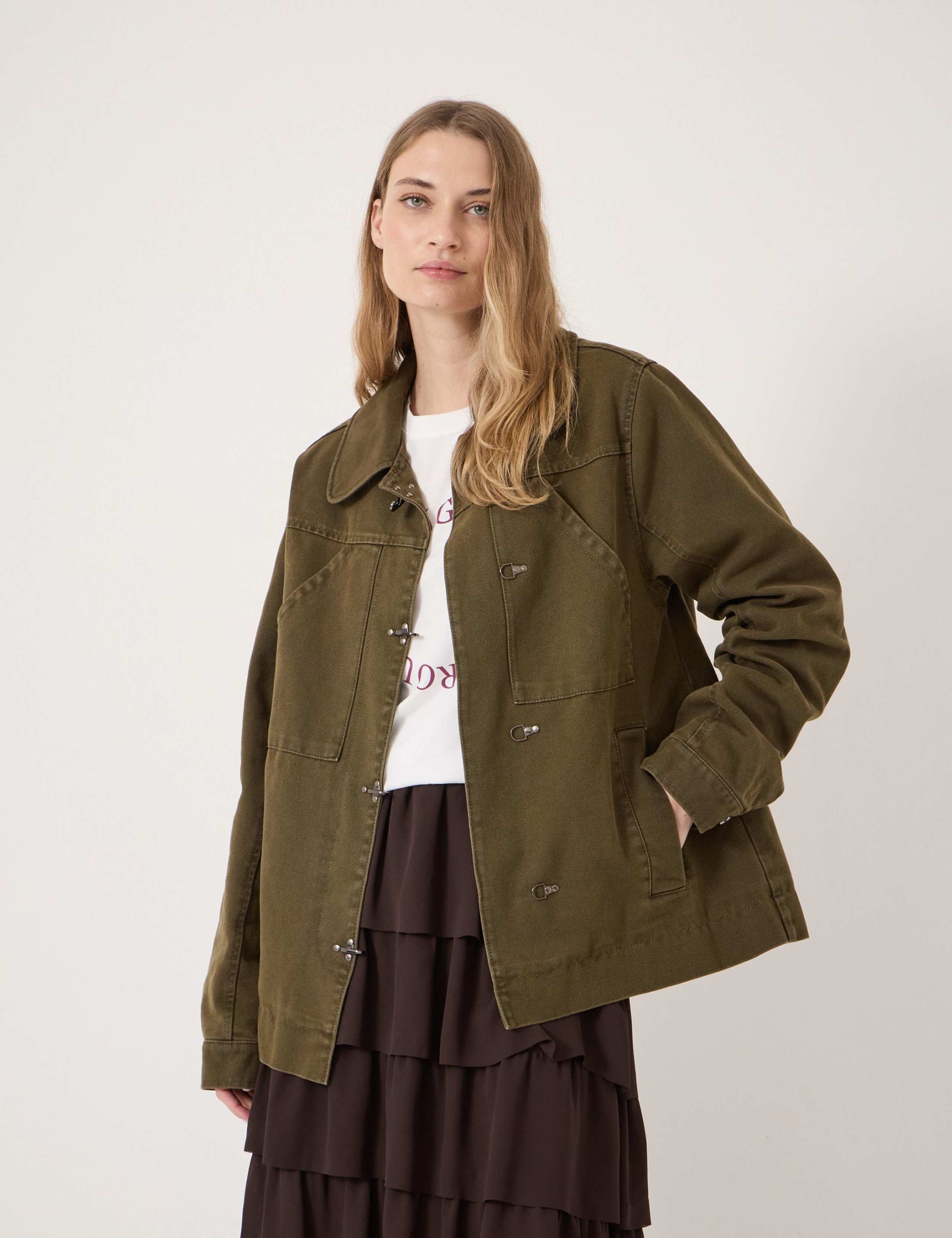 Pure Cotton Utility Jacket 7 of 7
