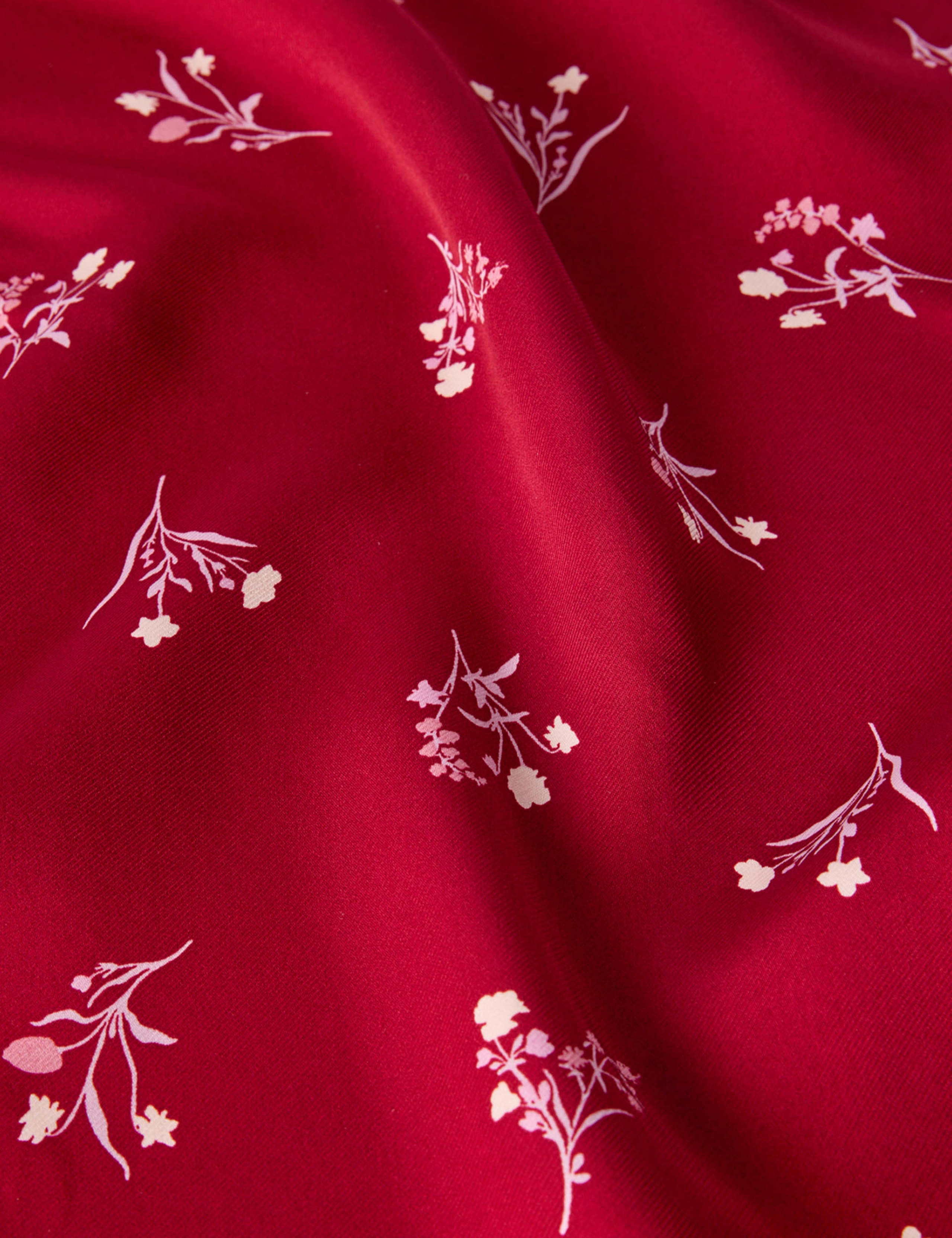 Floral V-Neck Midi Tea Dress 3 of 7