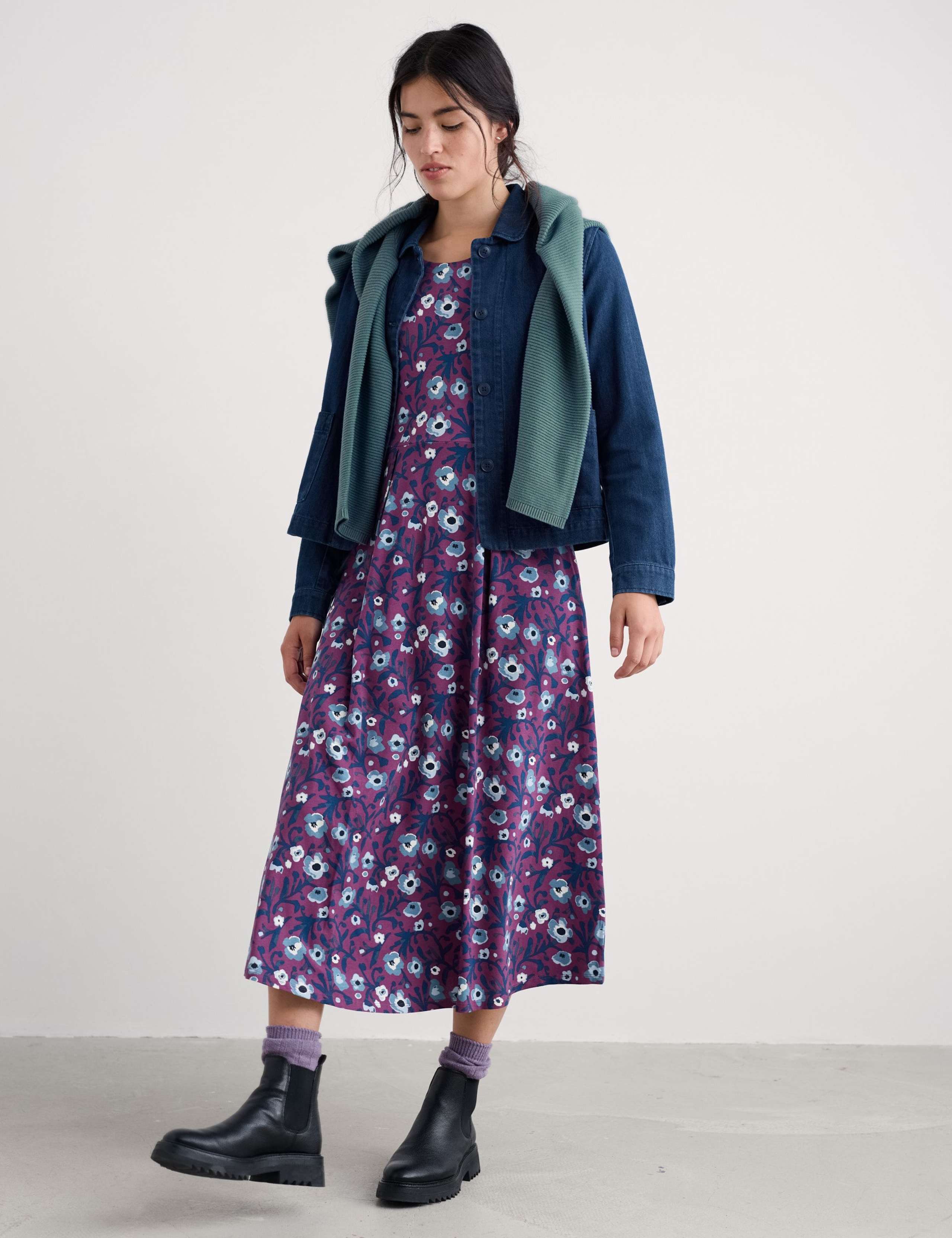 Pure Cotton Collared Utility Jacket 1 of 5