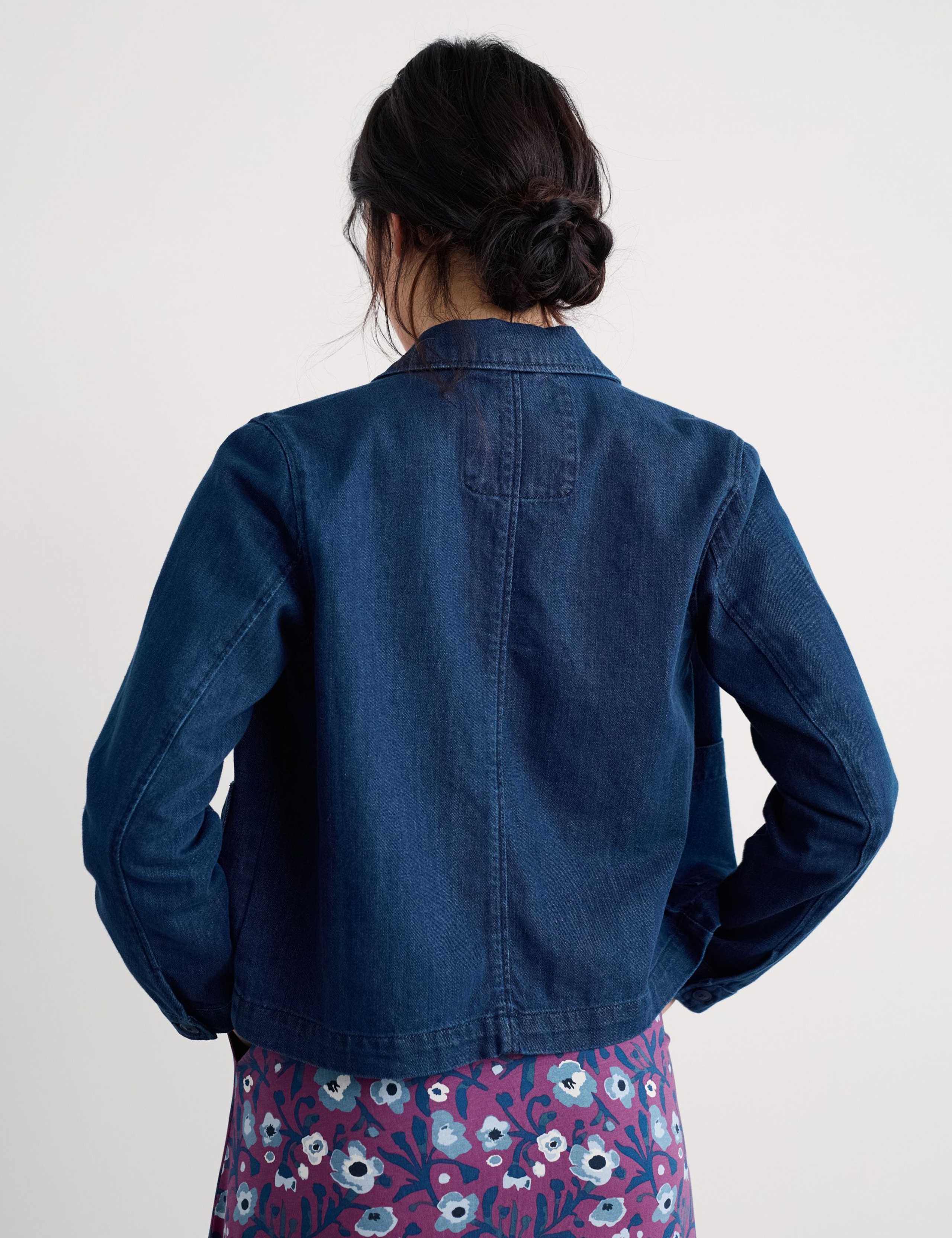 Pure Cotton Collared Utility Jacket 4 of 5