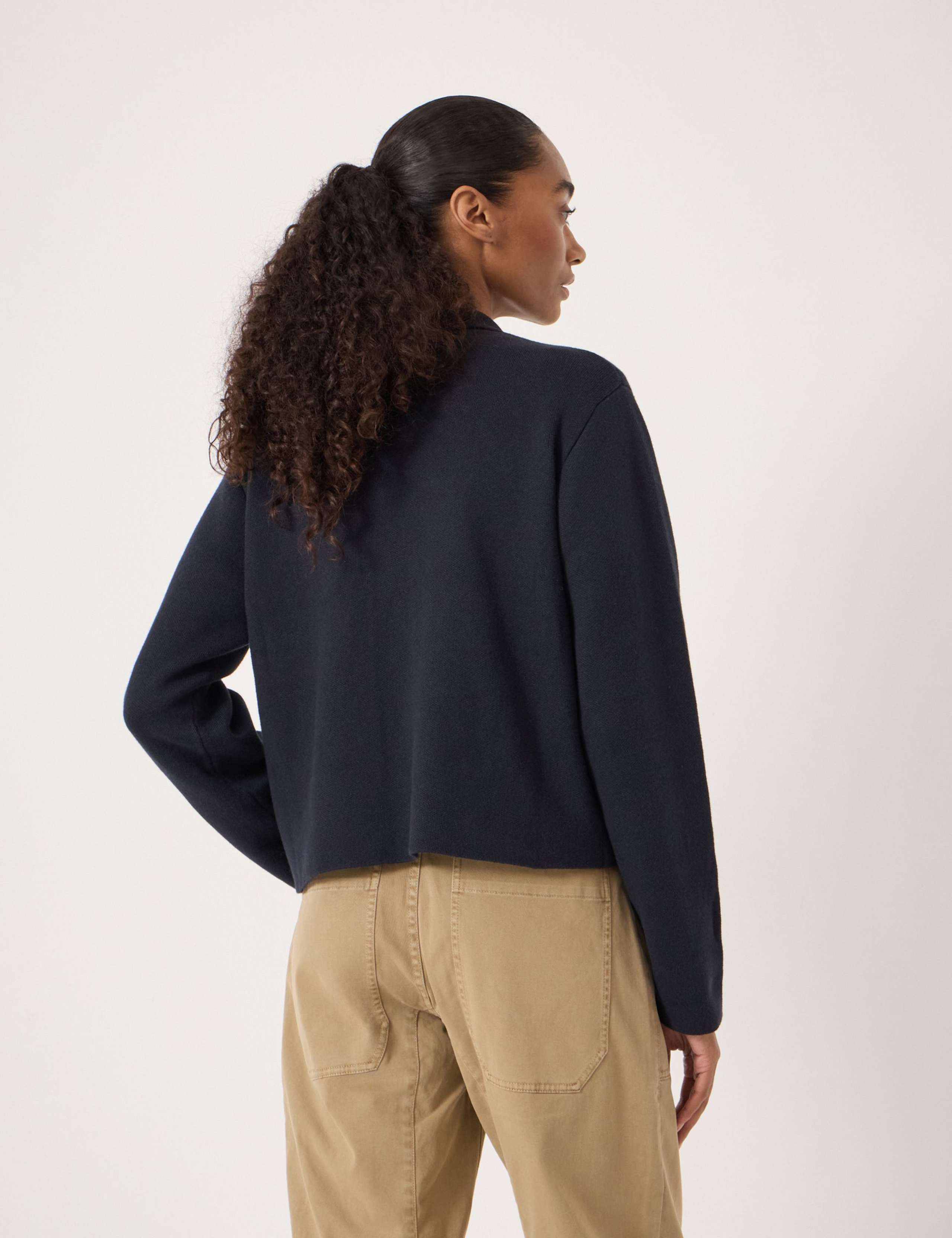 Cotton Rich Shacket with Wool 4 of 5