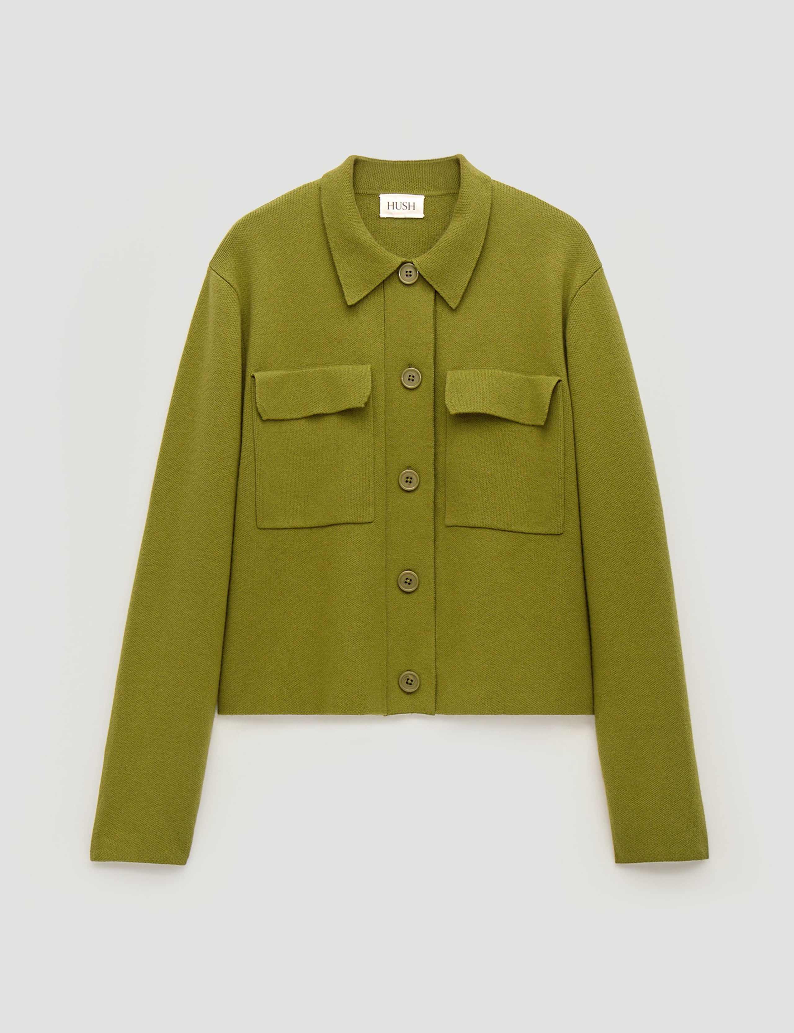 Cotton Rich Shacket with Wool 2 of 5