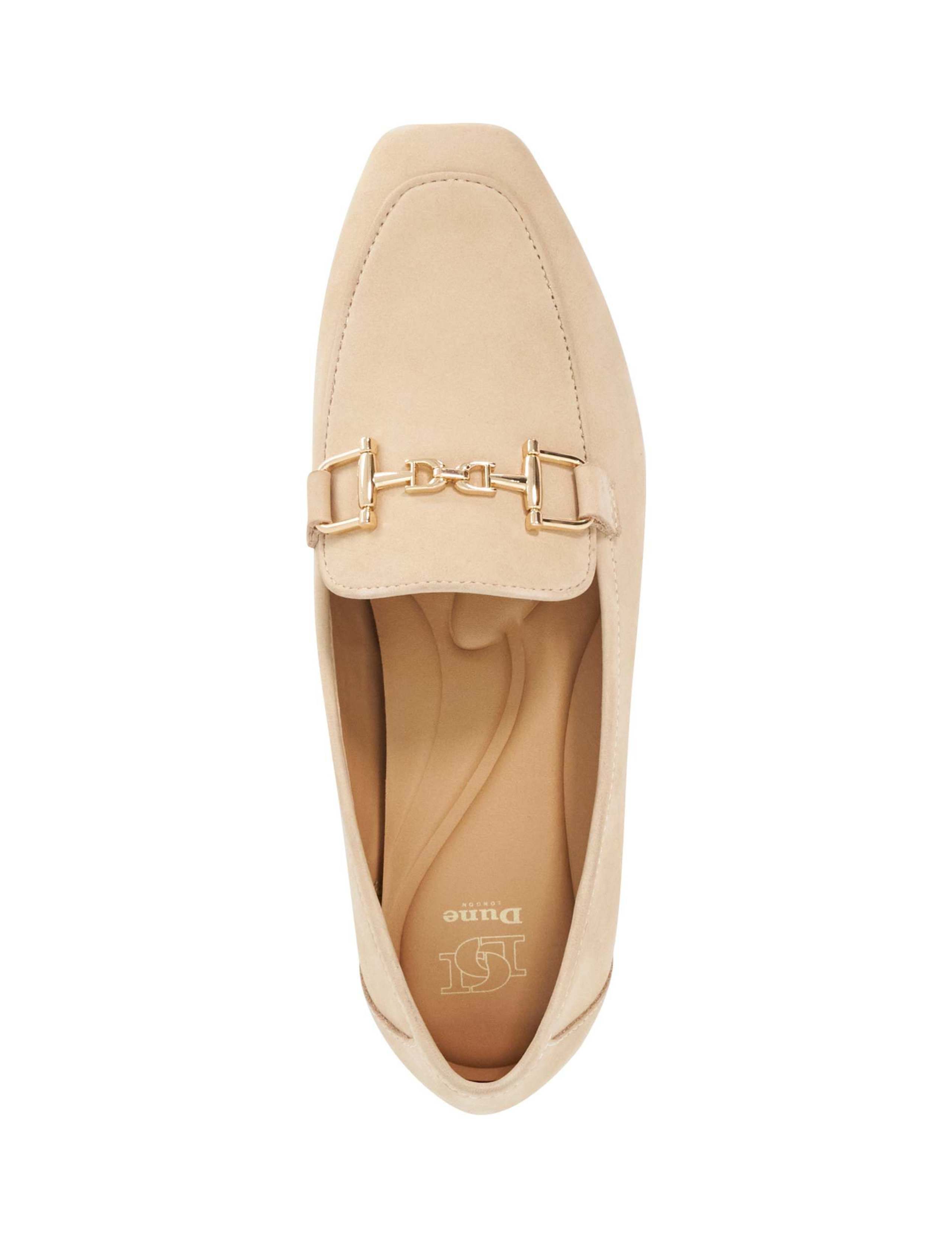 Leather Trim Flat Loafers 2 of 5