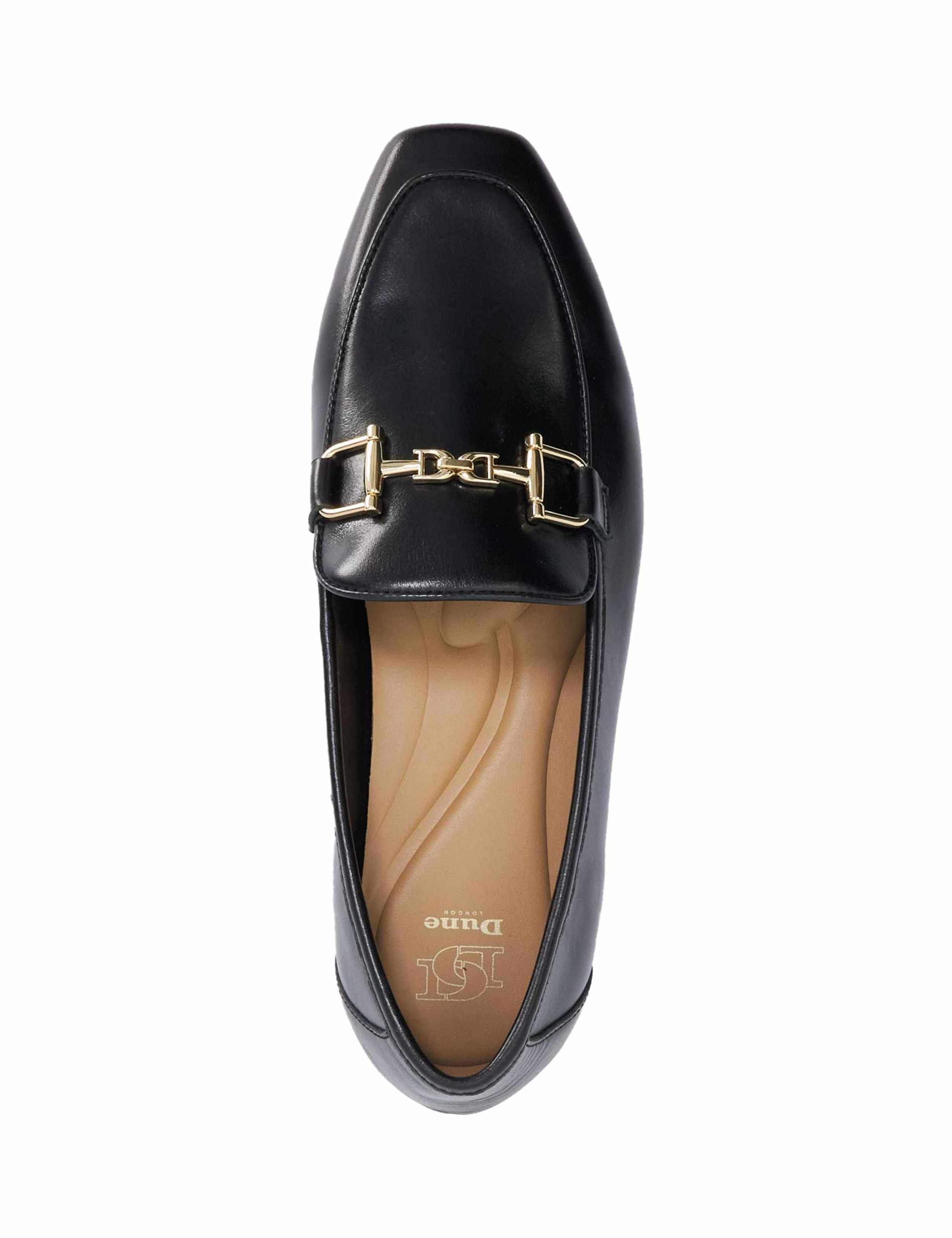 Leather Trim Flat Loafers 2 of 6