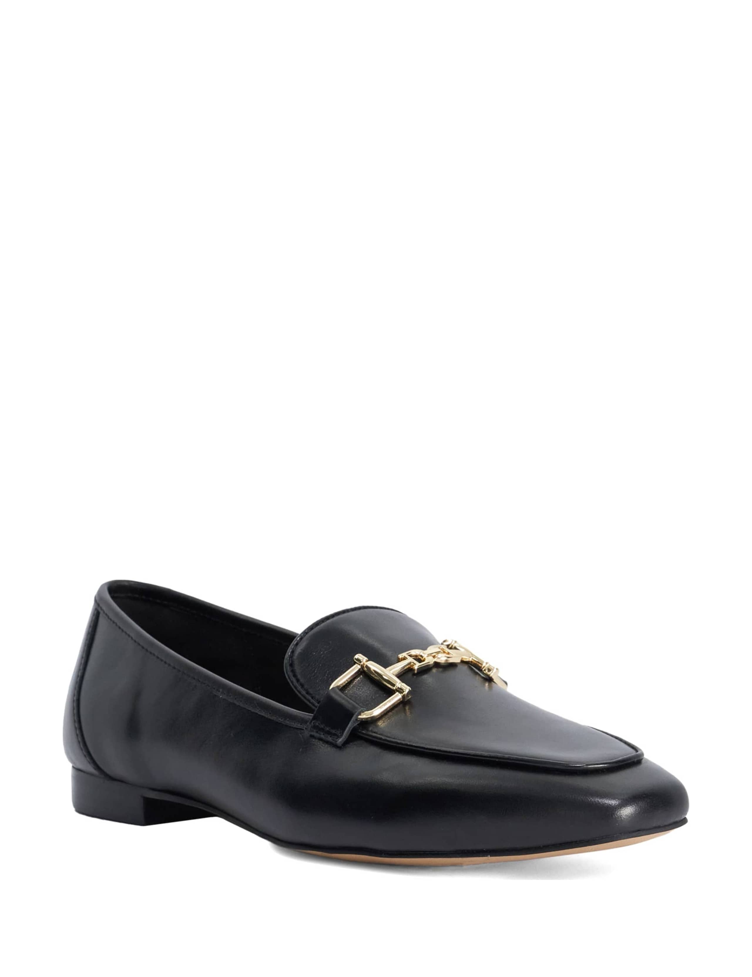 Leather Trim Flat Loafers 4 of 6