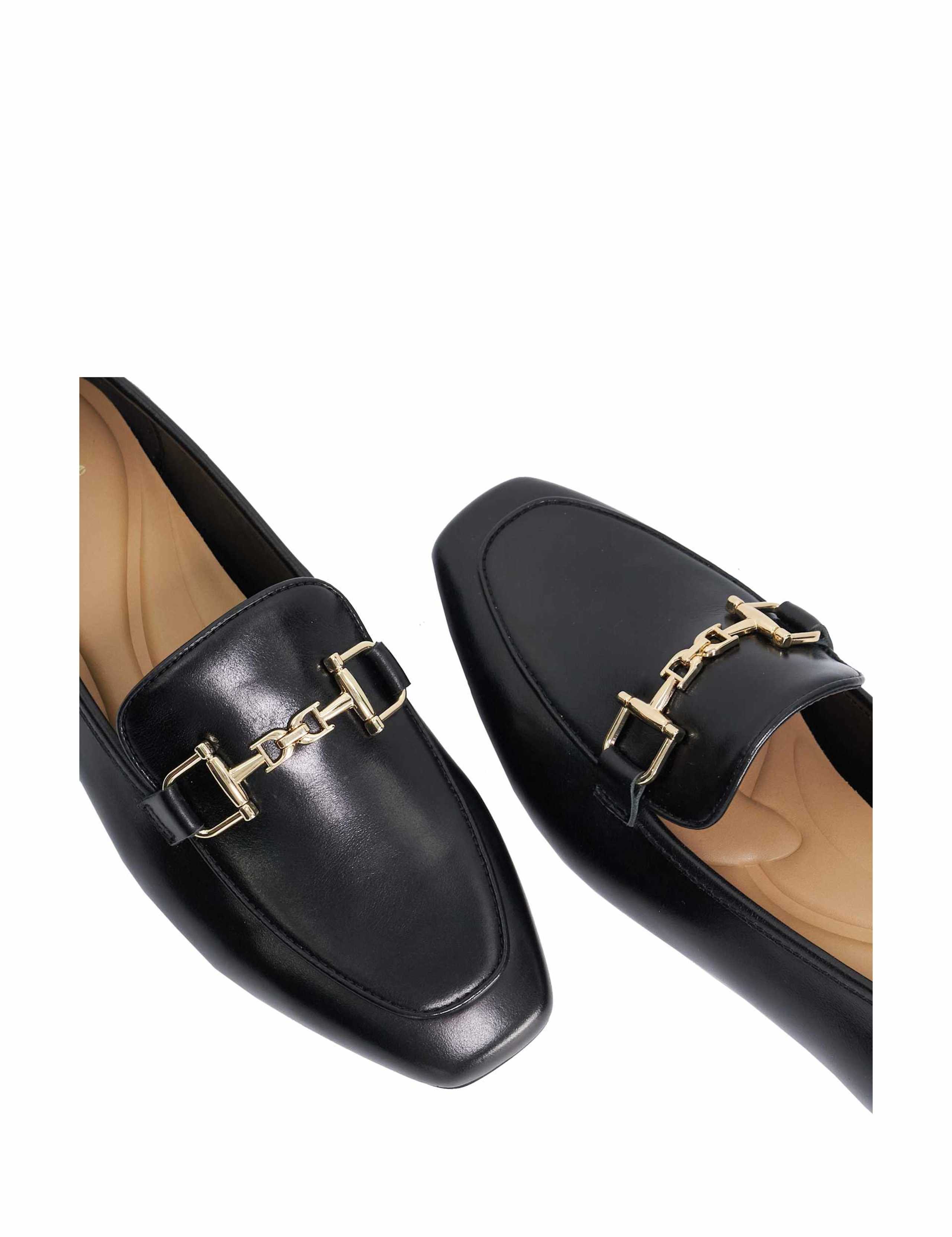 Leather Trim Flat Loafers 5 of 6