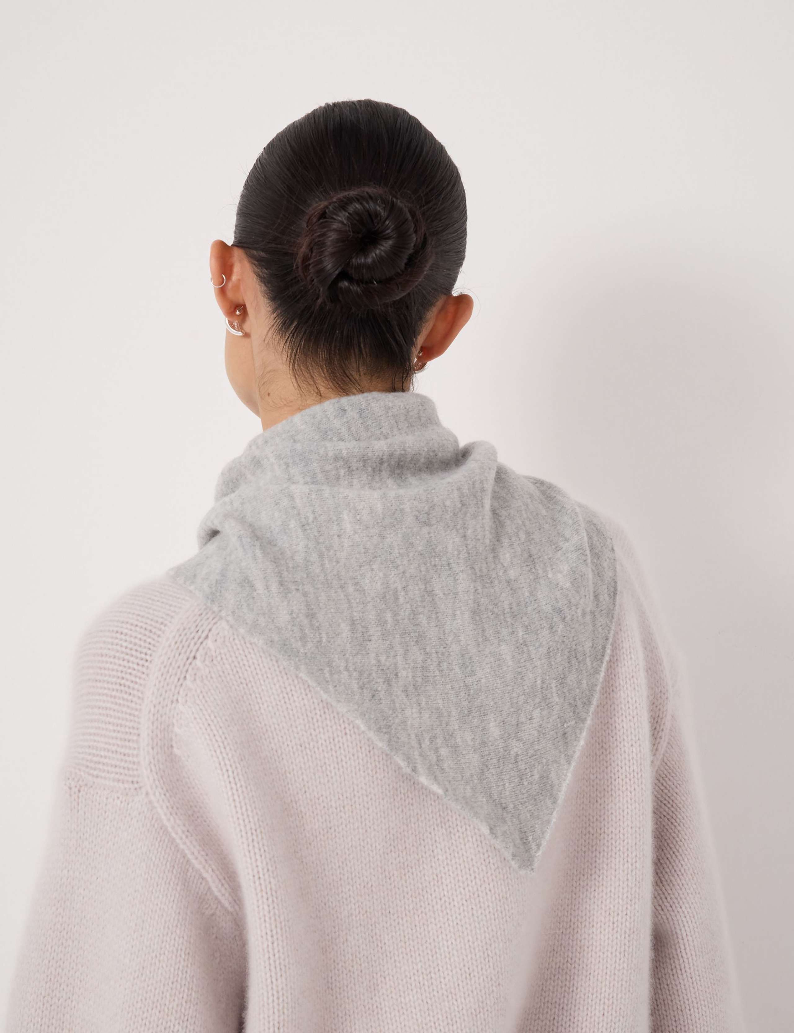 Wool Blend Textured Scarf 3 of 3