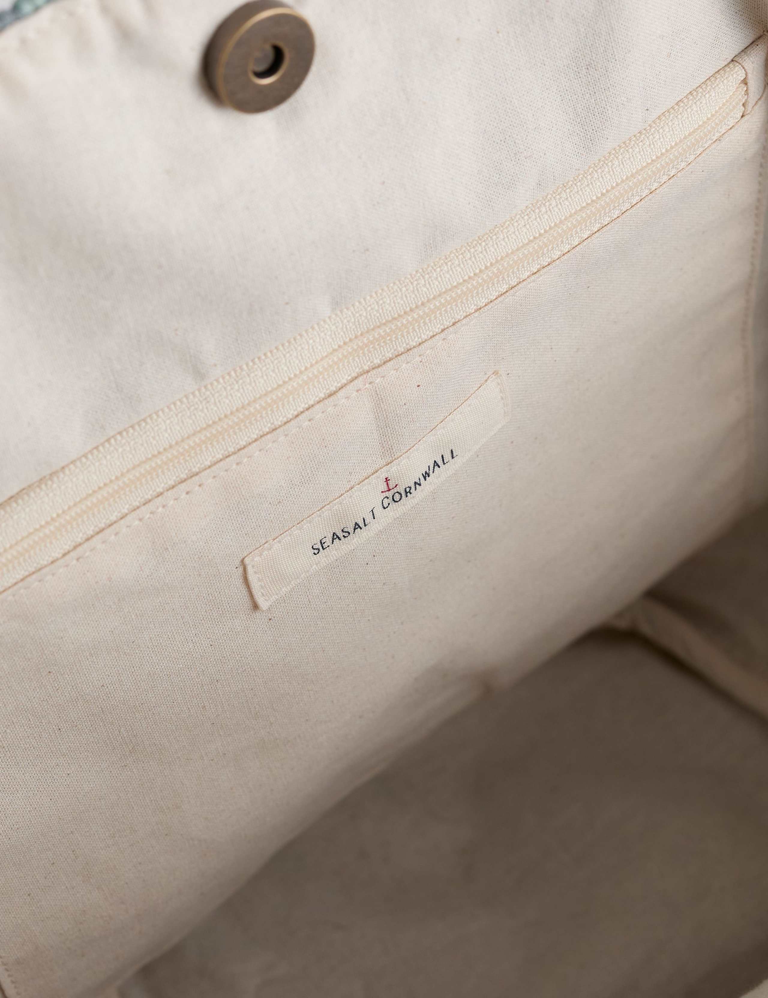 Striped Jute Bag 5 of 5