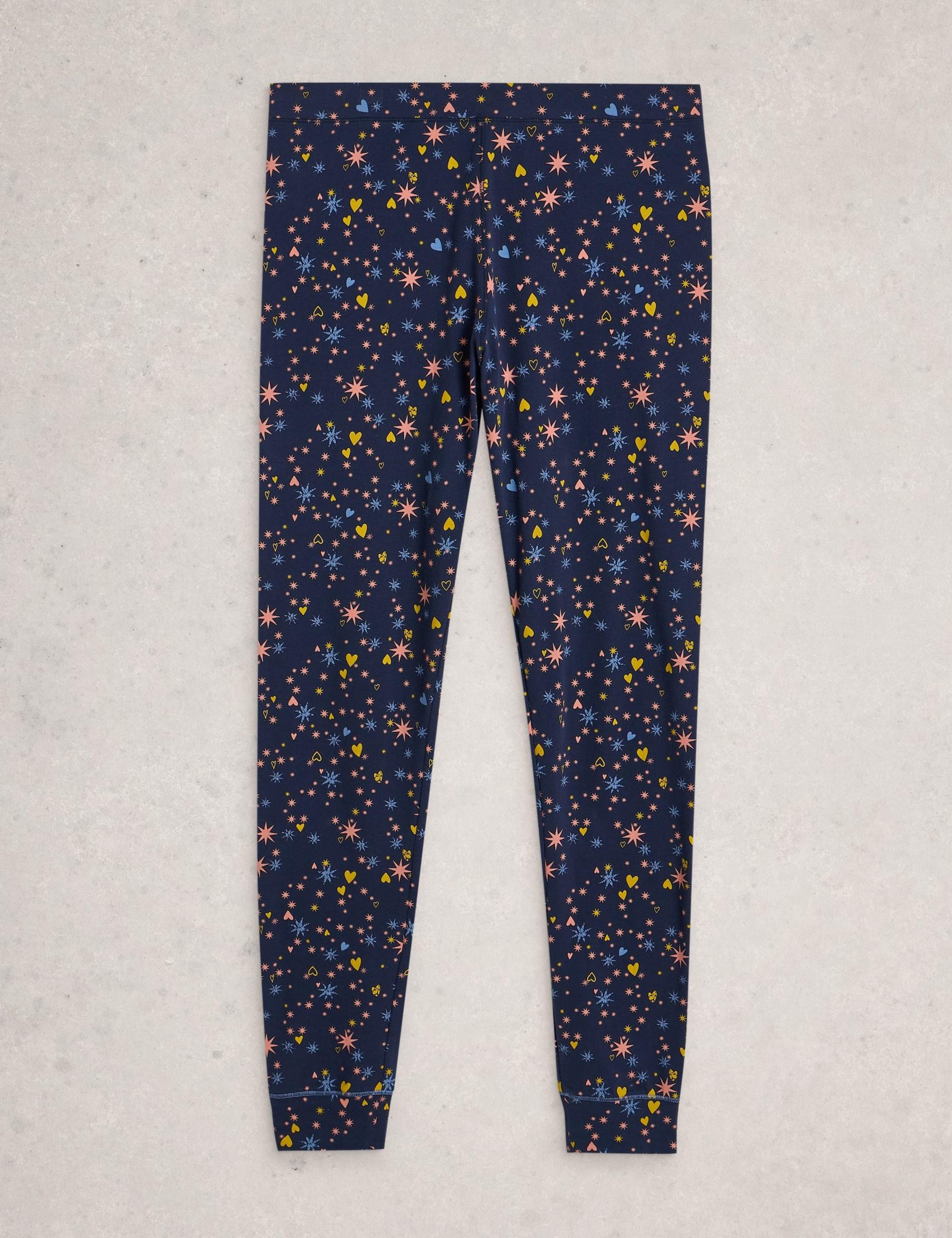 Cotton Rich Printed Pyjama Bottoms 2 of 6