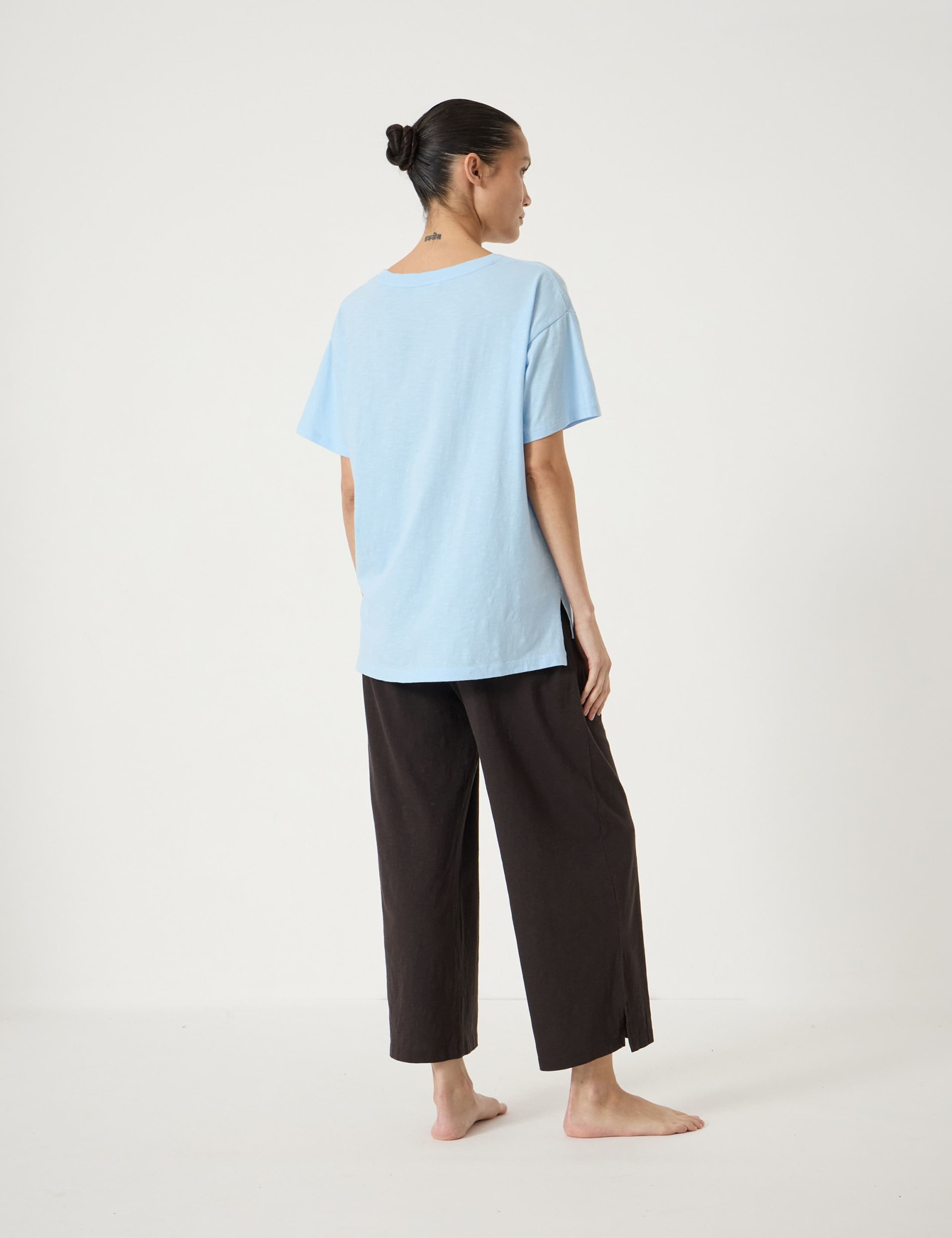 Pure Cotton Culotte Pyjama Set 2 of 4