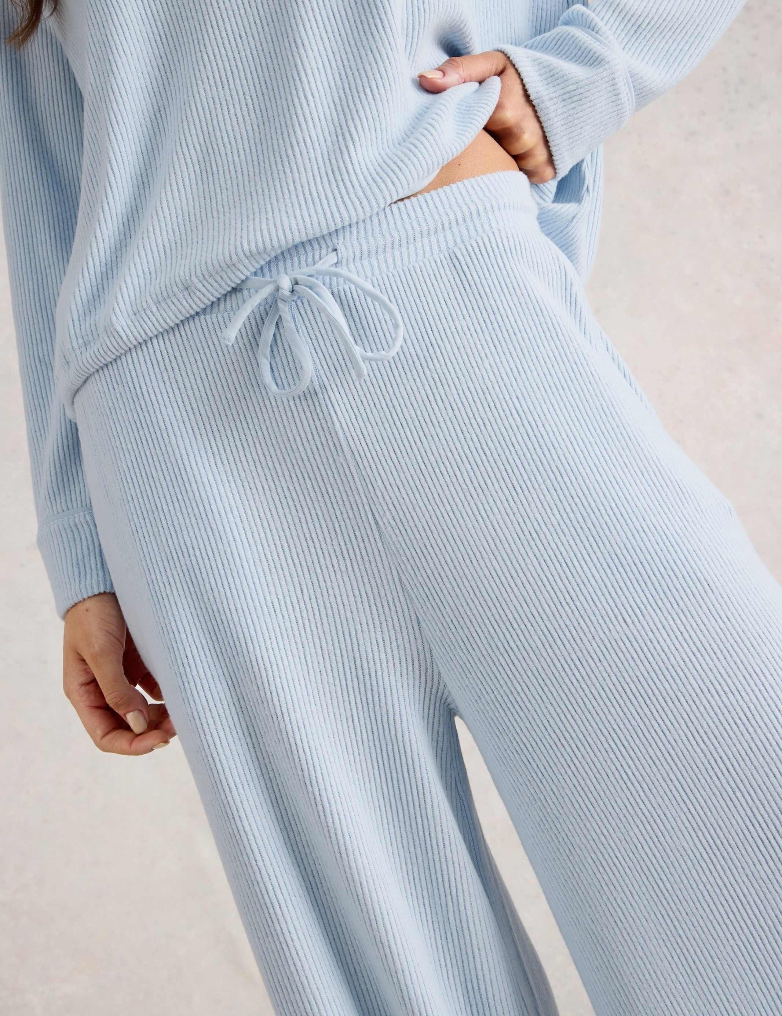 Jersey Ribbed Pyjama Bottoms 2 of 6