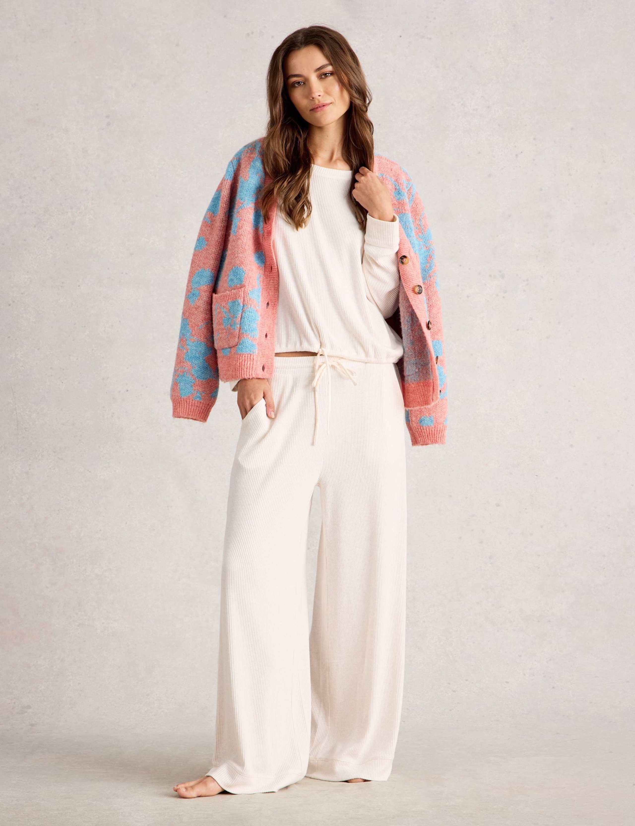 Jersey Ribbed Pyjama Bottoms 3 of 6