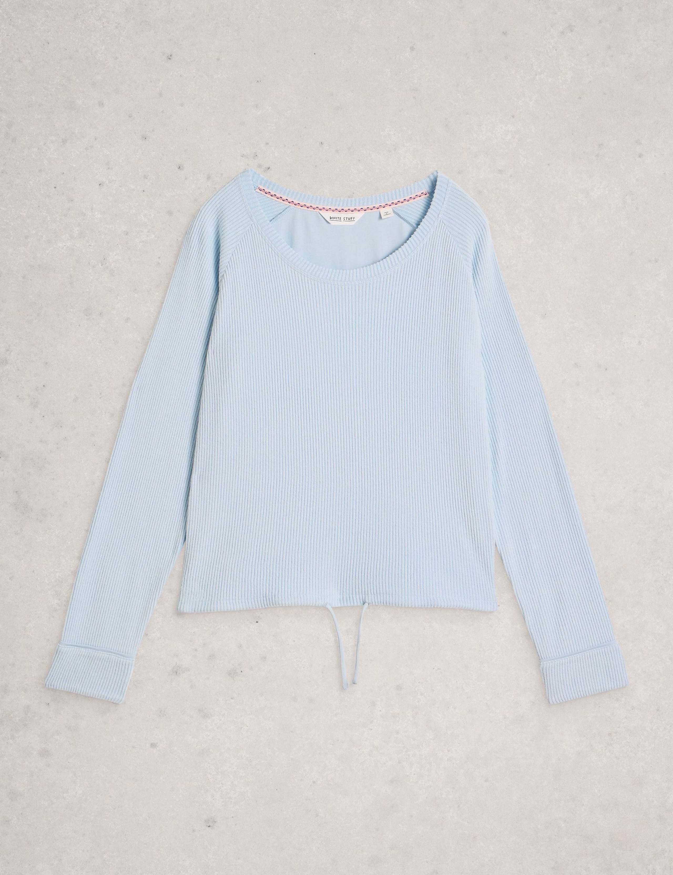 Jersey Ribbed Pyjama Top 6 of 6