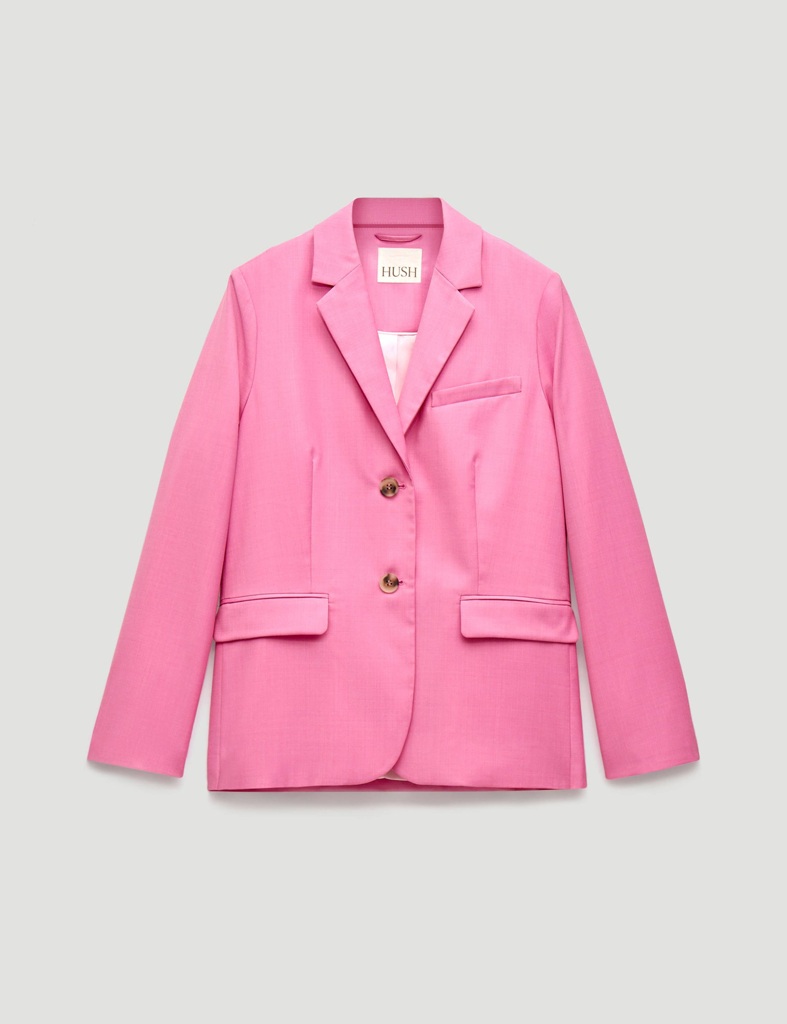 Wool Blend Relaxed Blazer 2 of 6