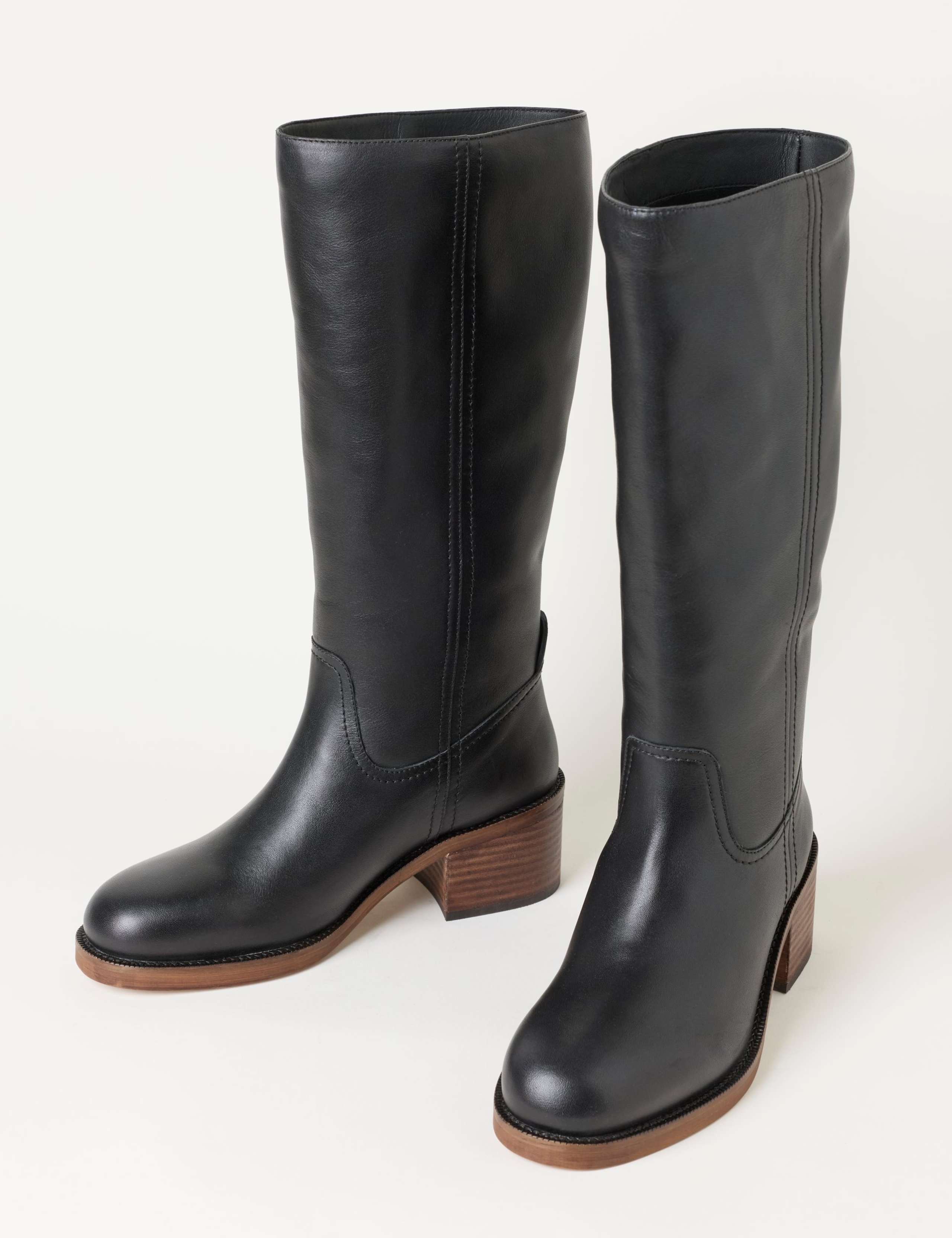 Leather Knee High Boots 2 of 5