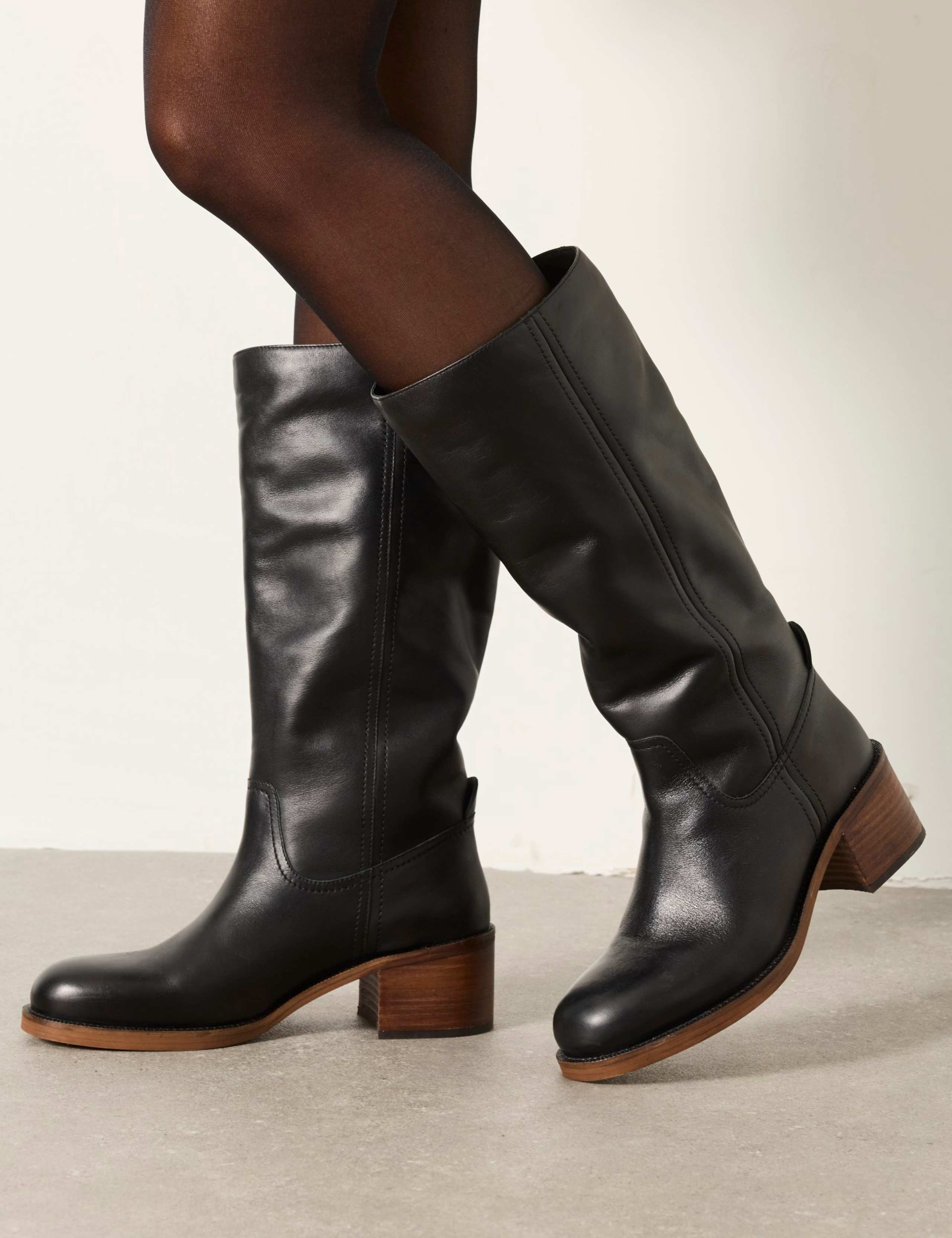 Leather Knee High Boots 4 of 5