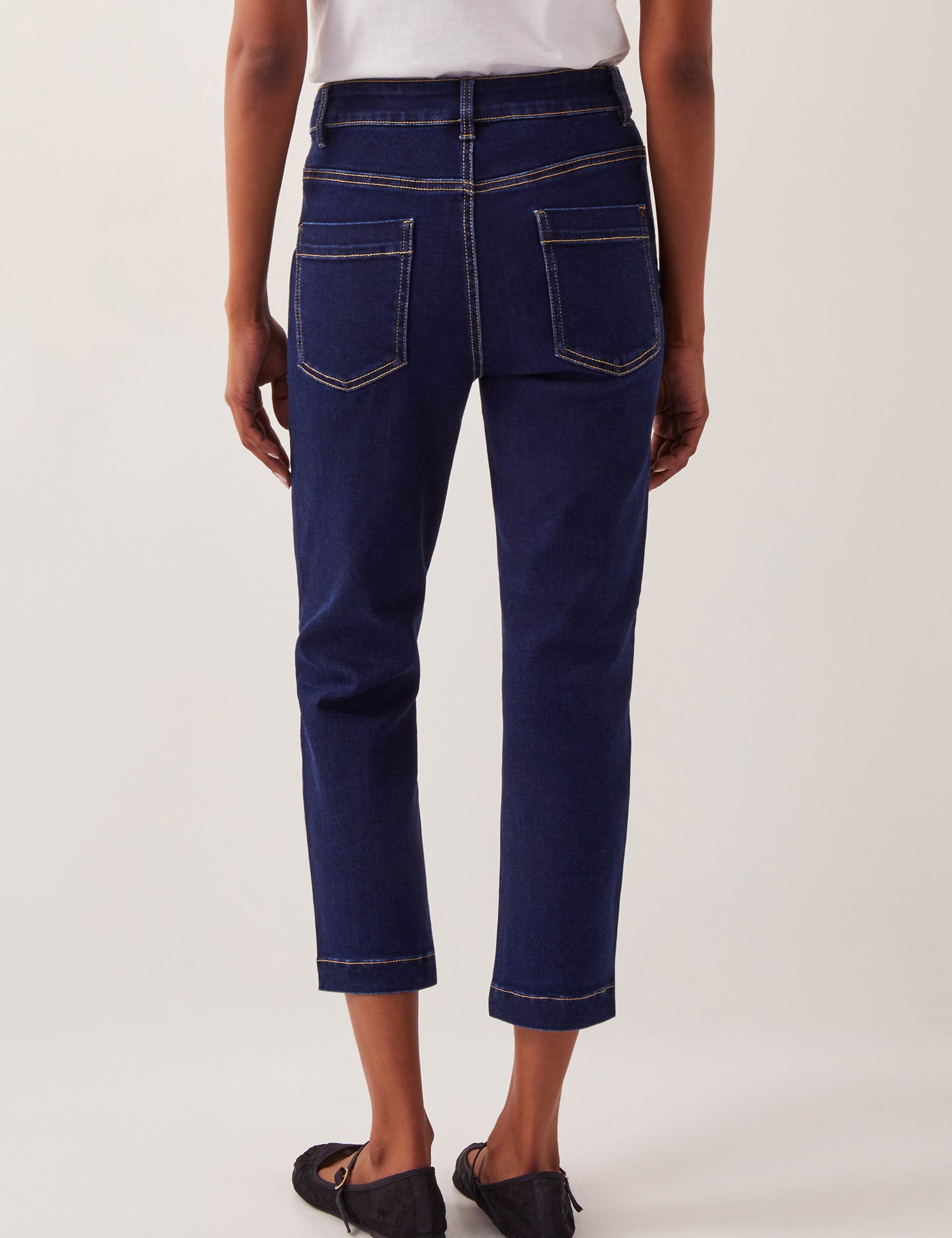 Mid Rise Cropped Jeans 3 of 4