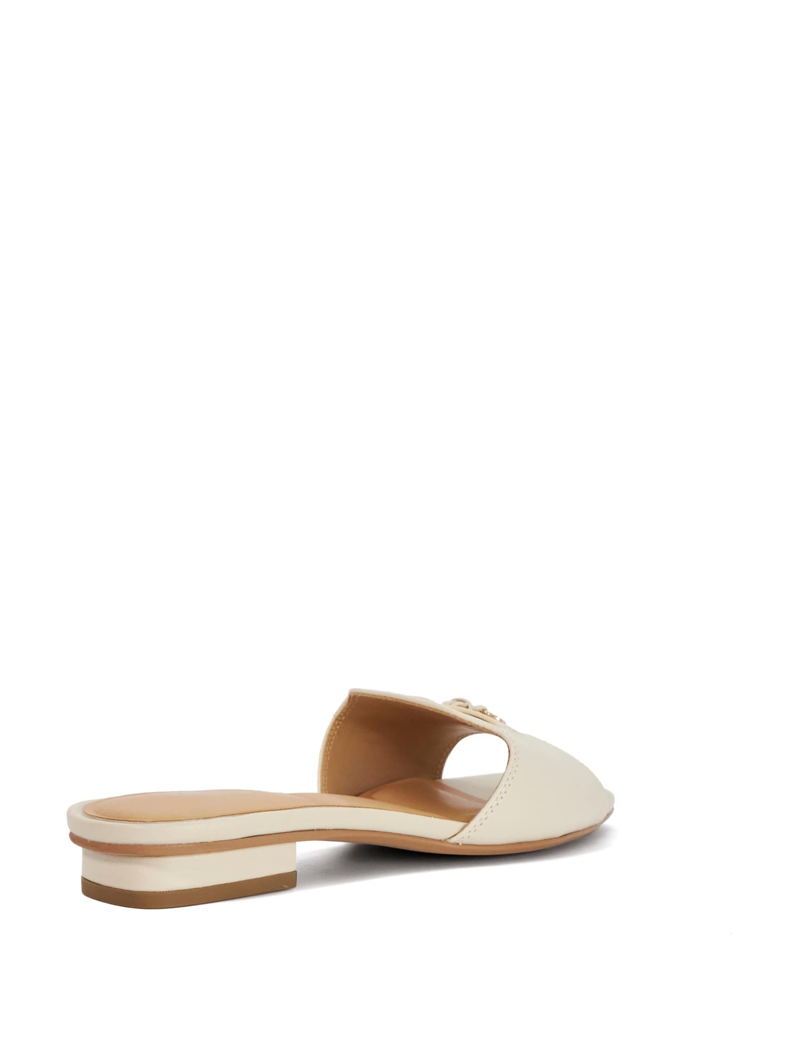 Leather Slip On Flat Mules 4 of 5