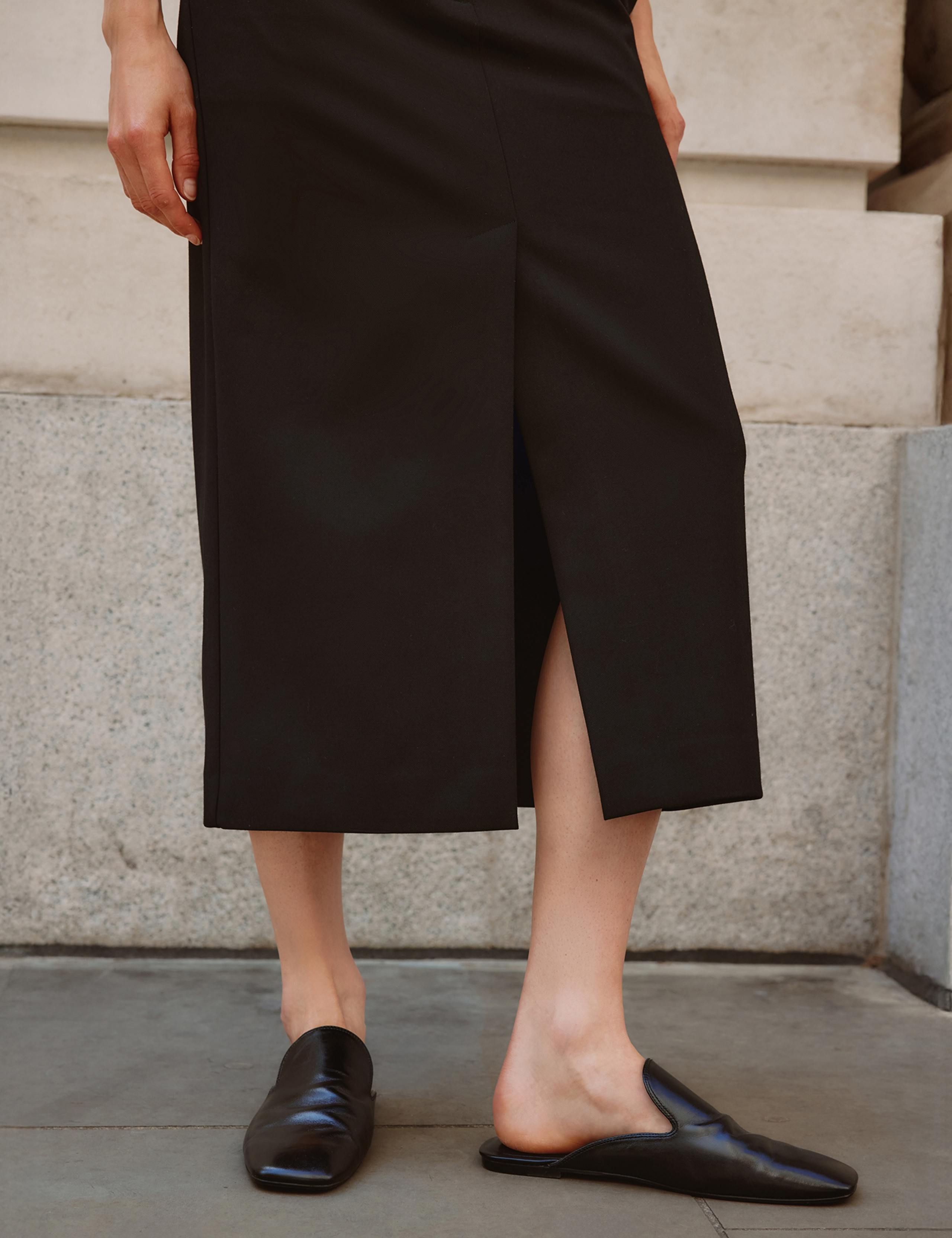 Tailored Midi Pencil Skirt 4 of 6