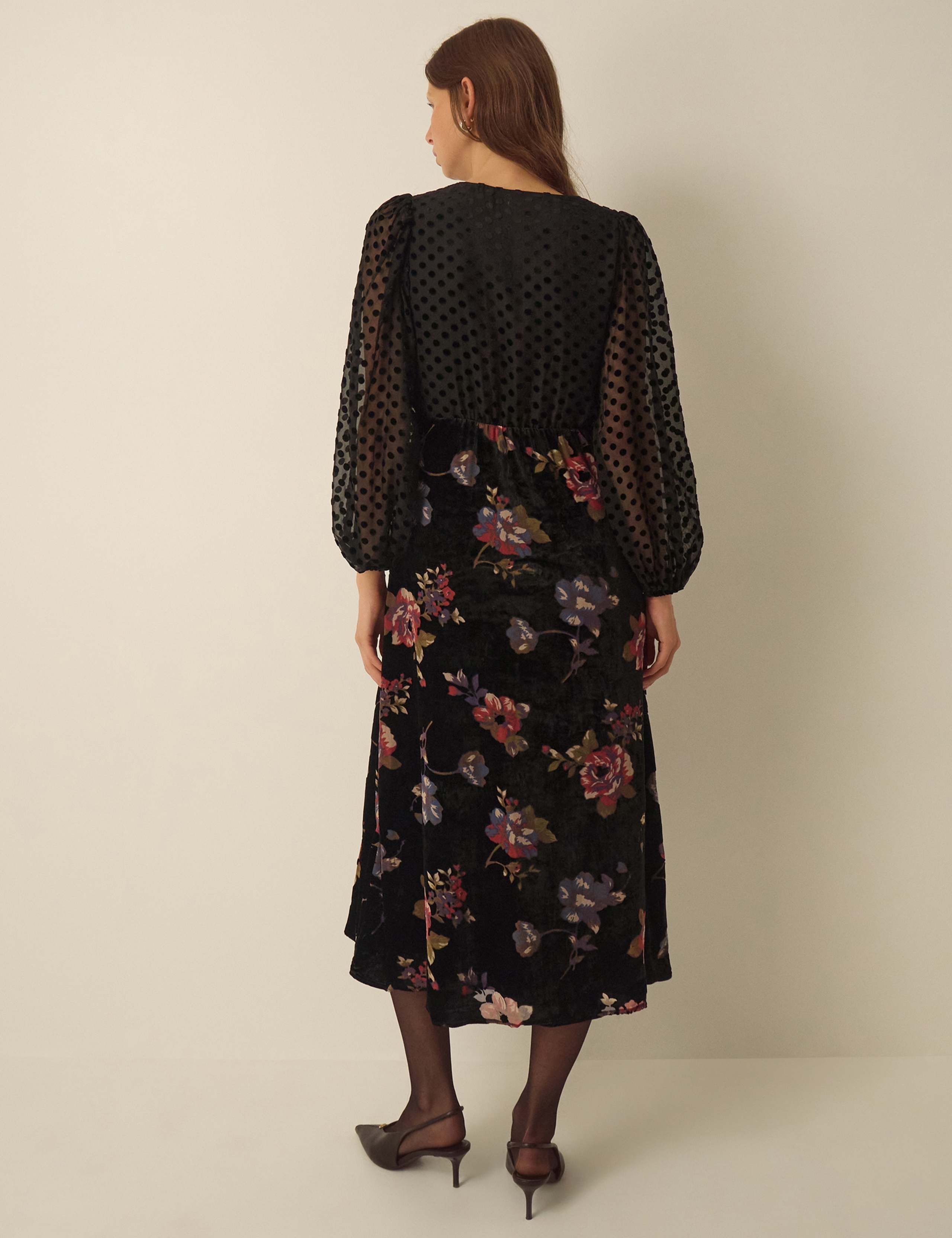 Devore Fit And Flare Midi Dress 2 of 5