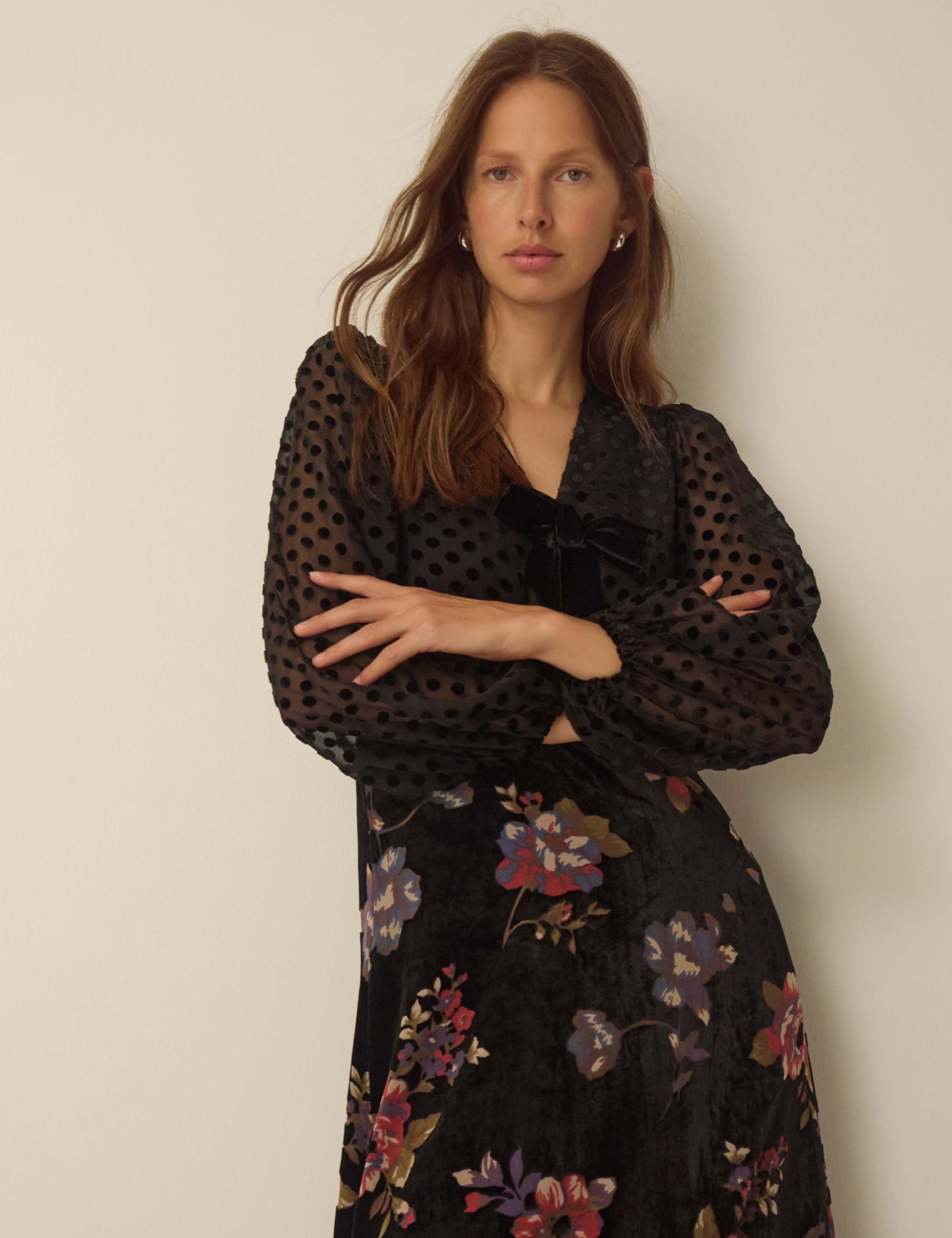 Devore Fit And Flare Midi Dress 4 of 5