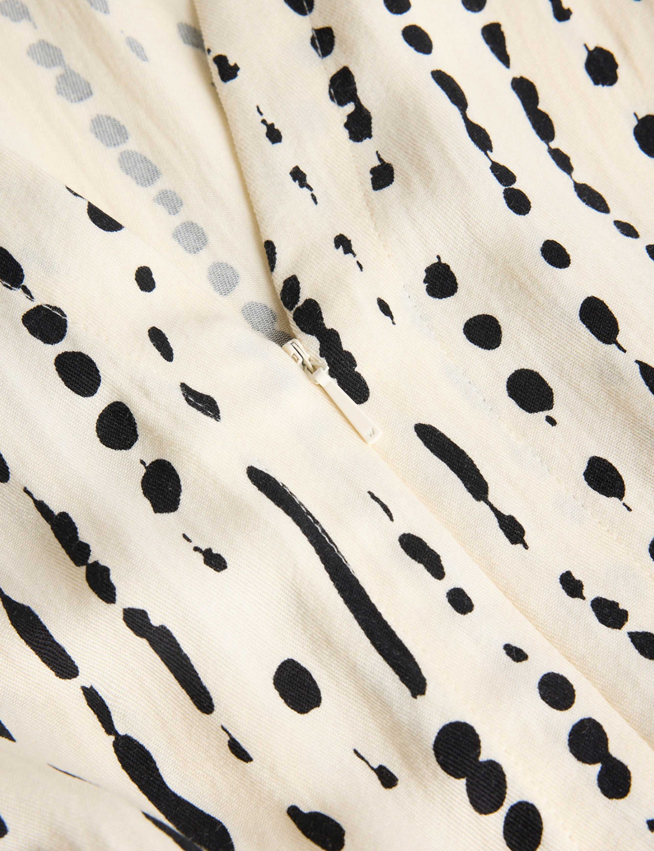 Printed Tie Detail Jumpsuit 5 of 6