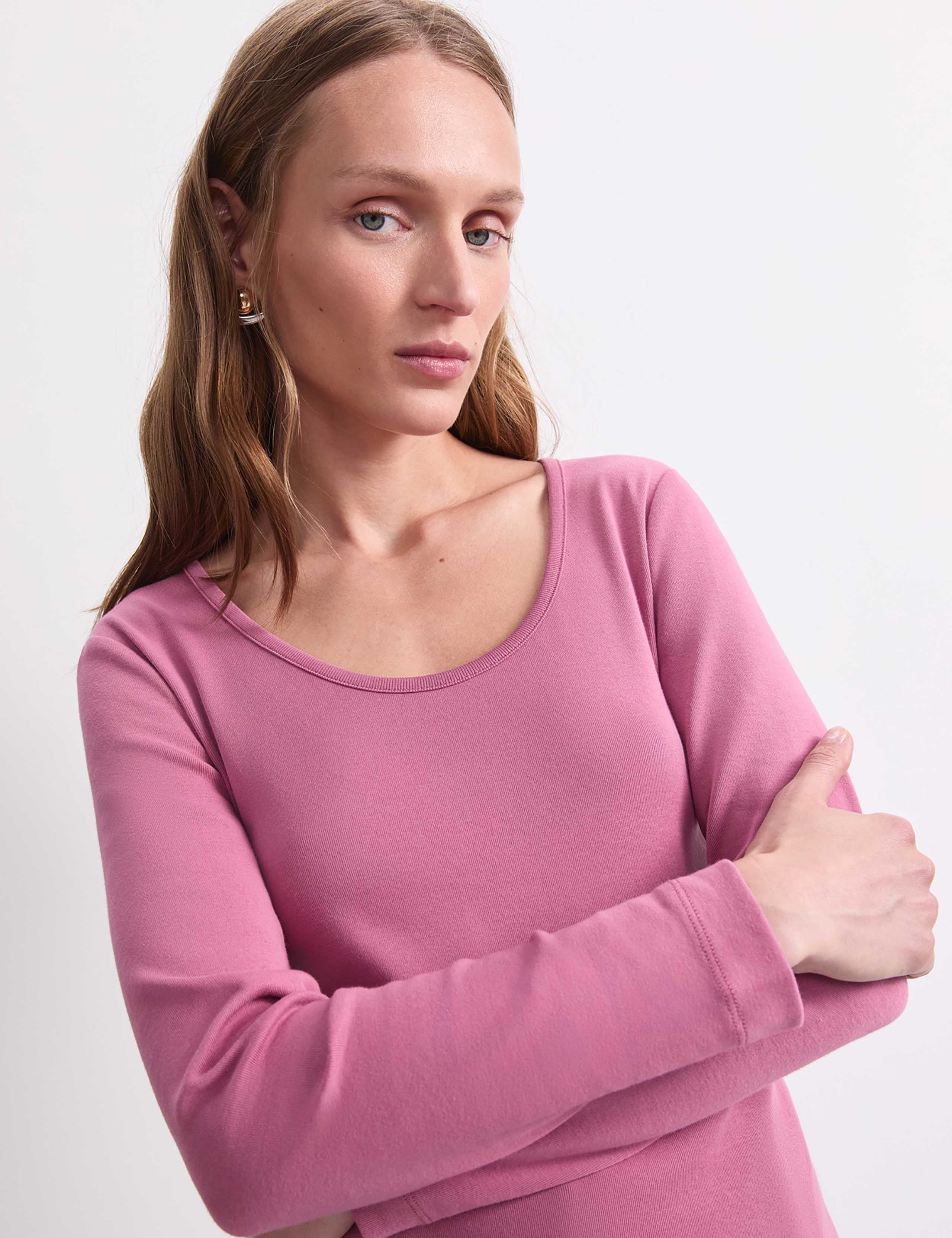 Pure Cotton Scoop Neck Top 5 of 5