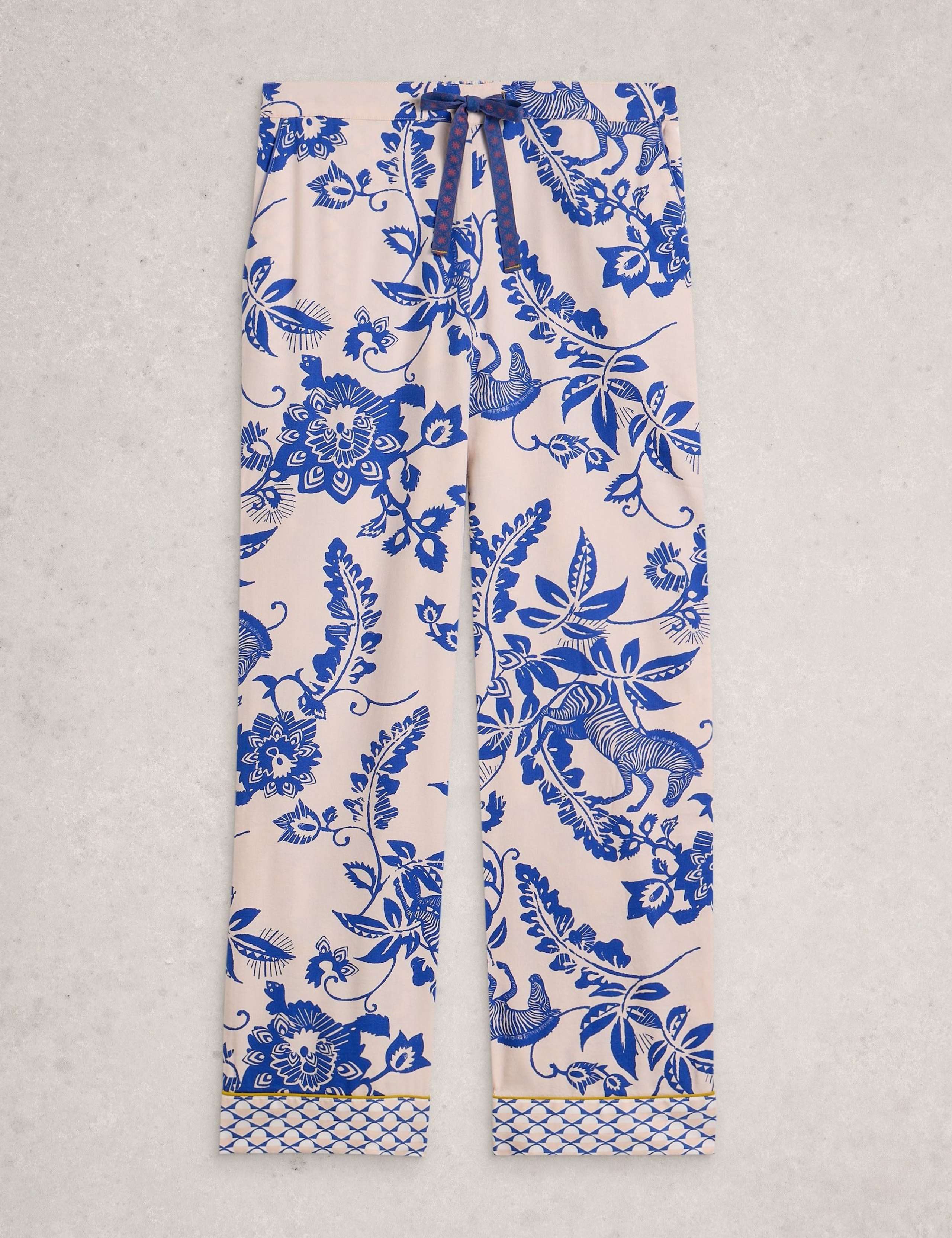 Cotton Rich Floral Pyjama Bottoms 2 of 6
