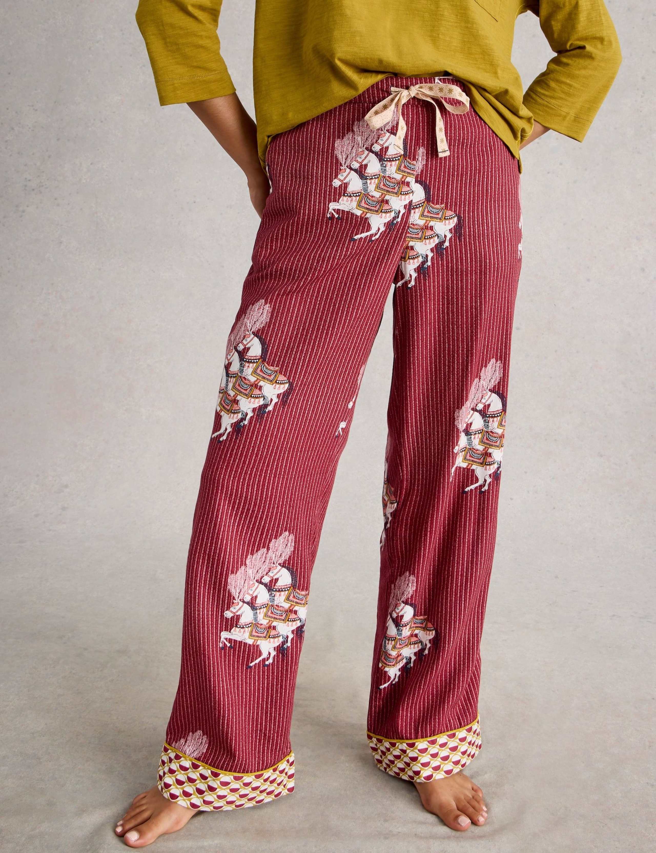 Cotton Rich Floral Pyjama Bottoms 3 of 6