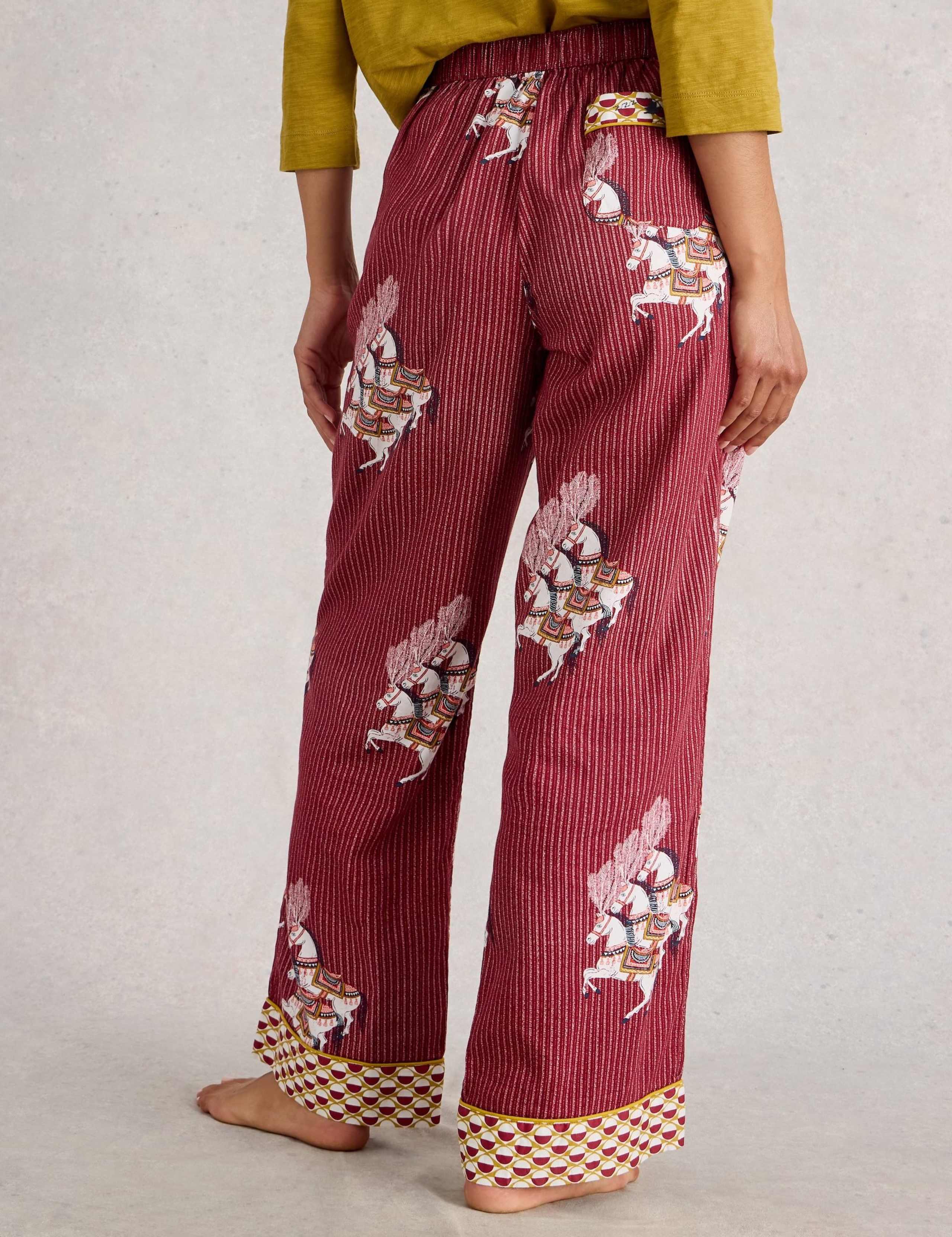 Cotton Rich Floral Pyjama Bottoms 4 of 6