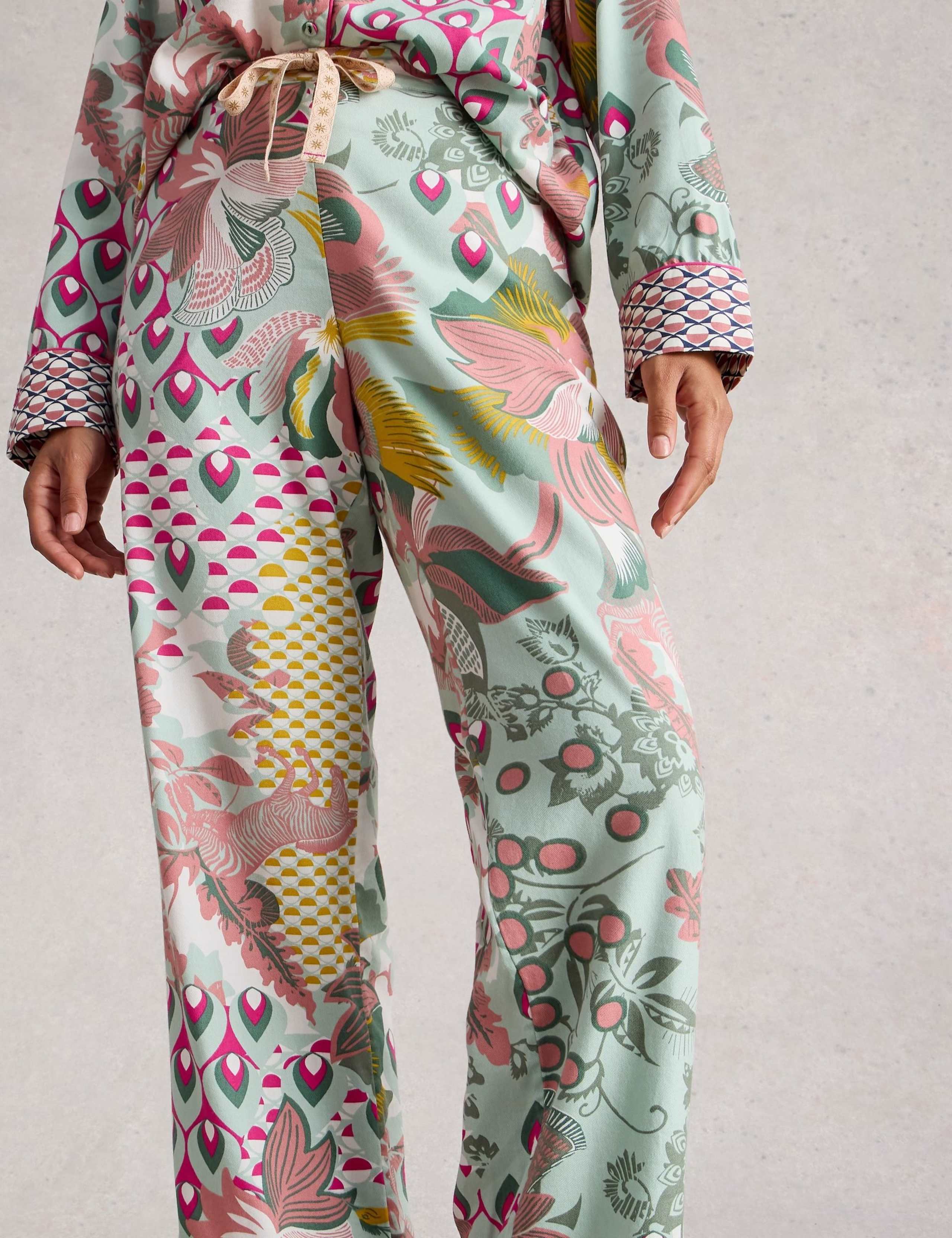 Cotton Rich Floral Pyjama Bottoms 4 of 6