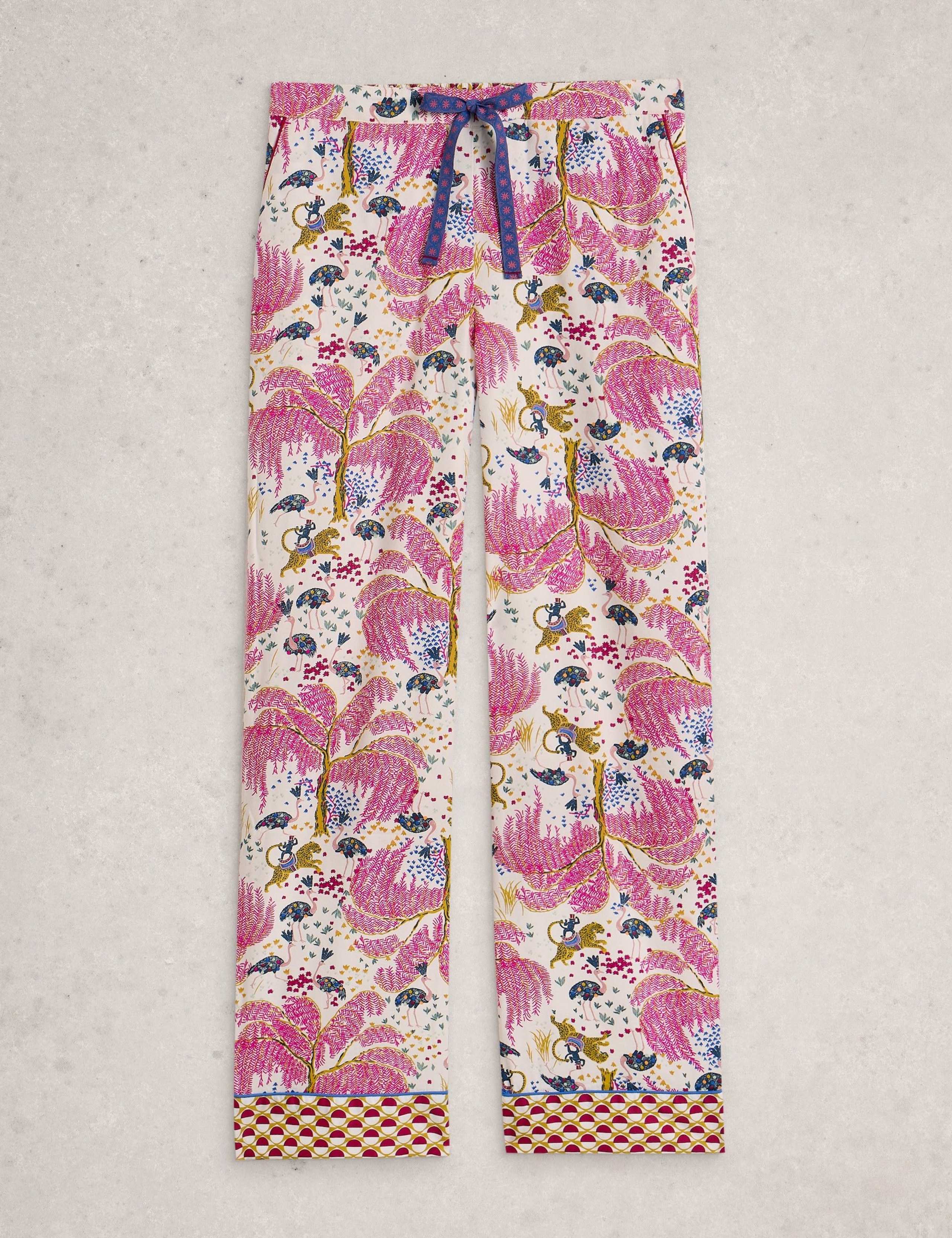 Cotton Rich Floral Pyjama Bottoms 3 of 6