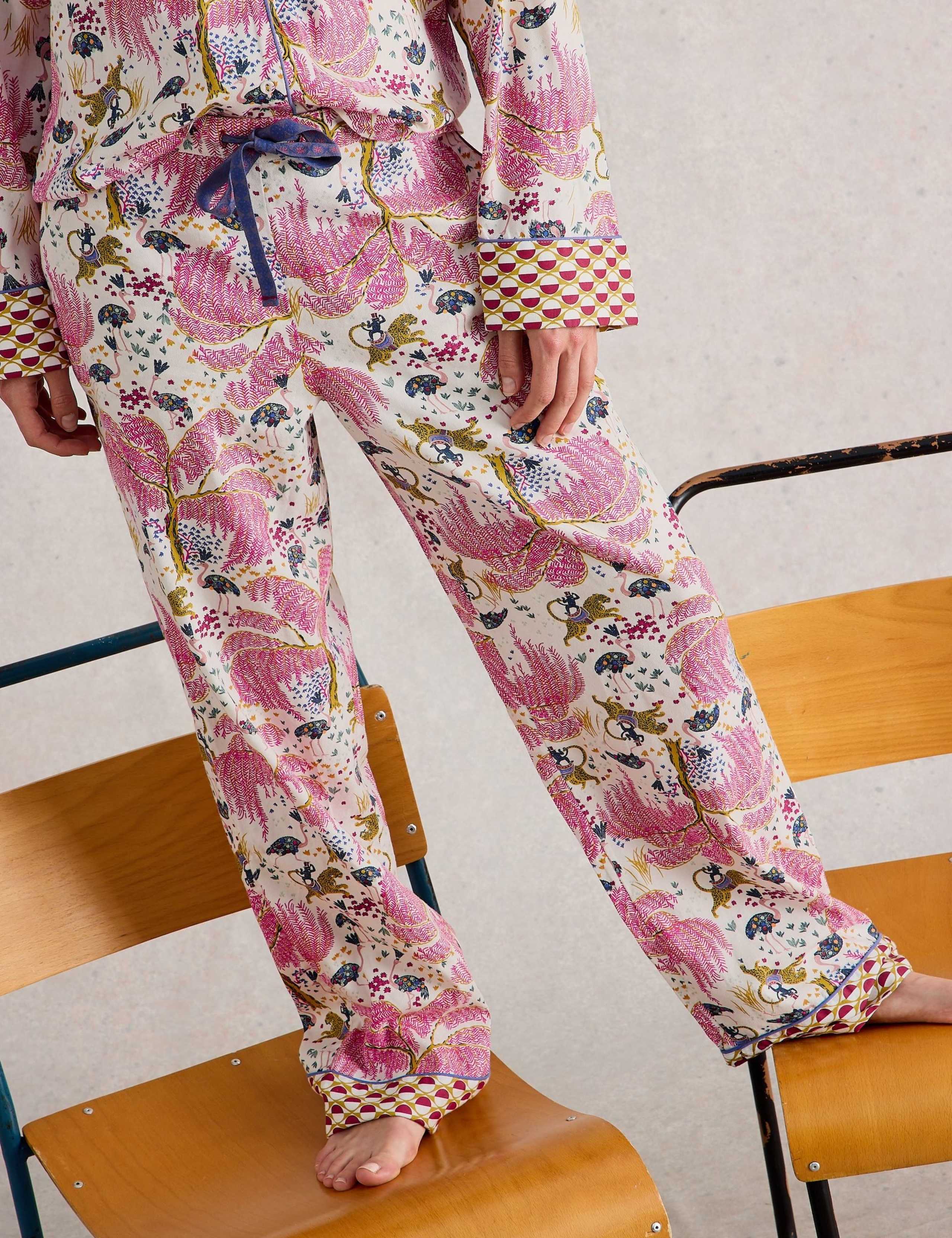 Cotton Rich Floral Pyjama Bottoms 5 of 6