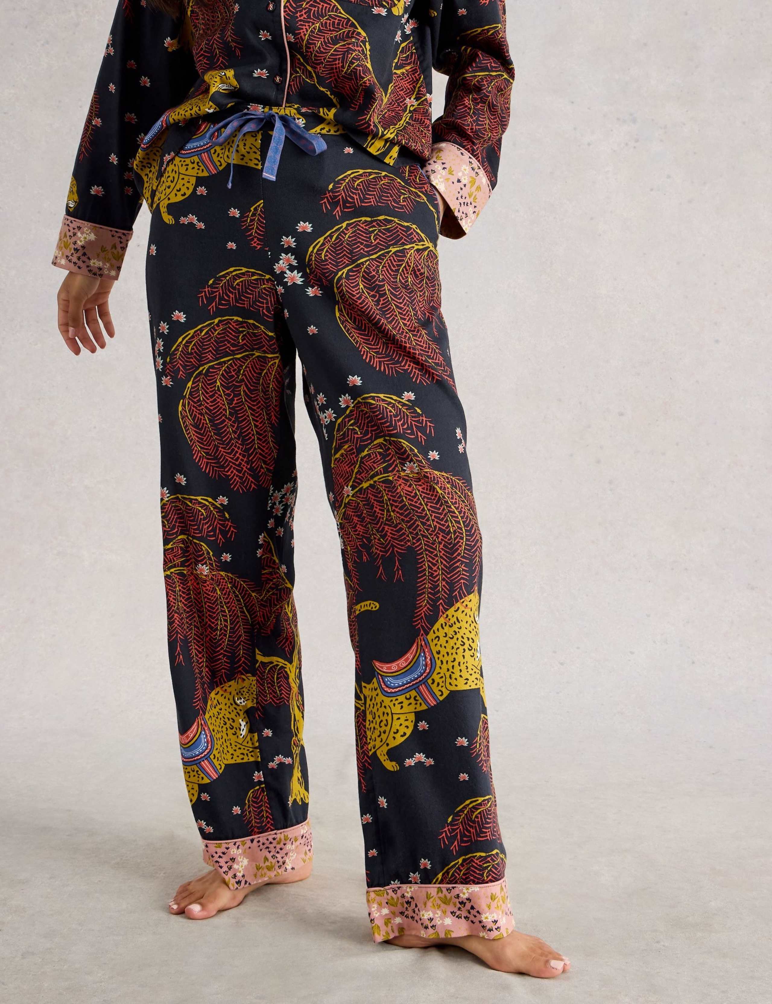 Cotton Rich Floral Pyjama Bottoms 3 of 7