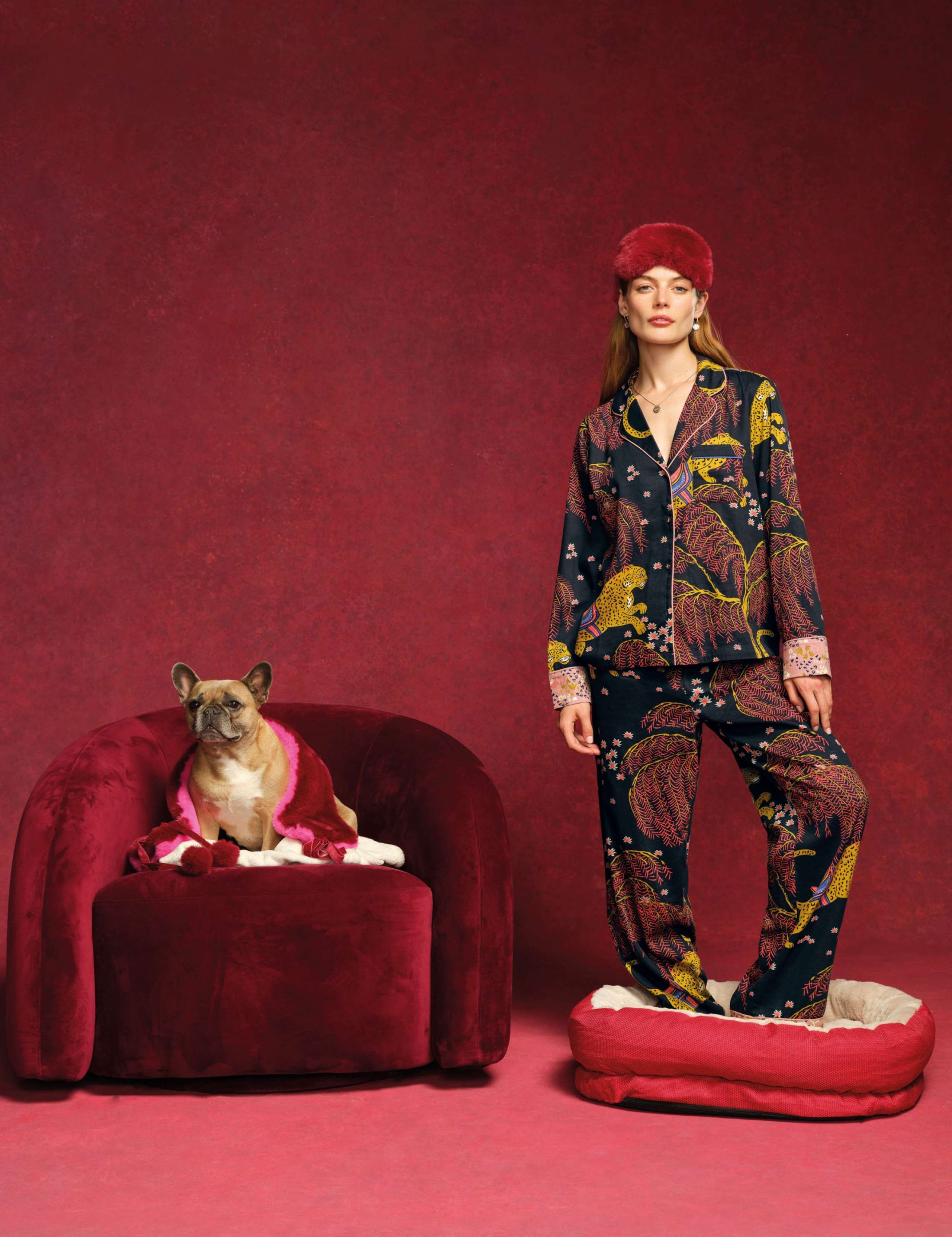 Cotton Rich Floral Pyjama Bottoms 7 of 7