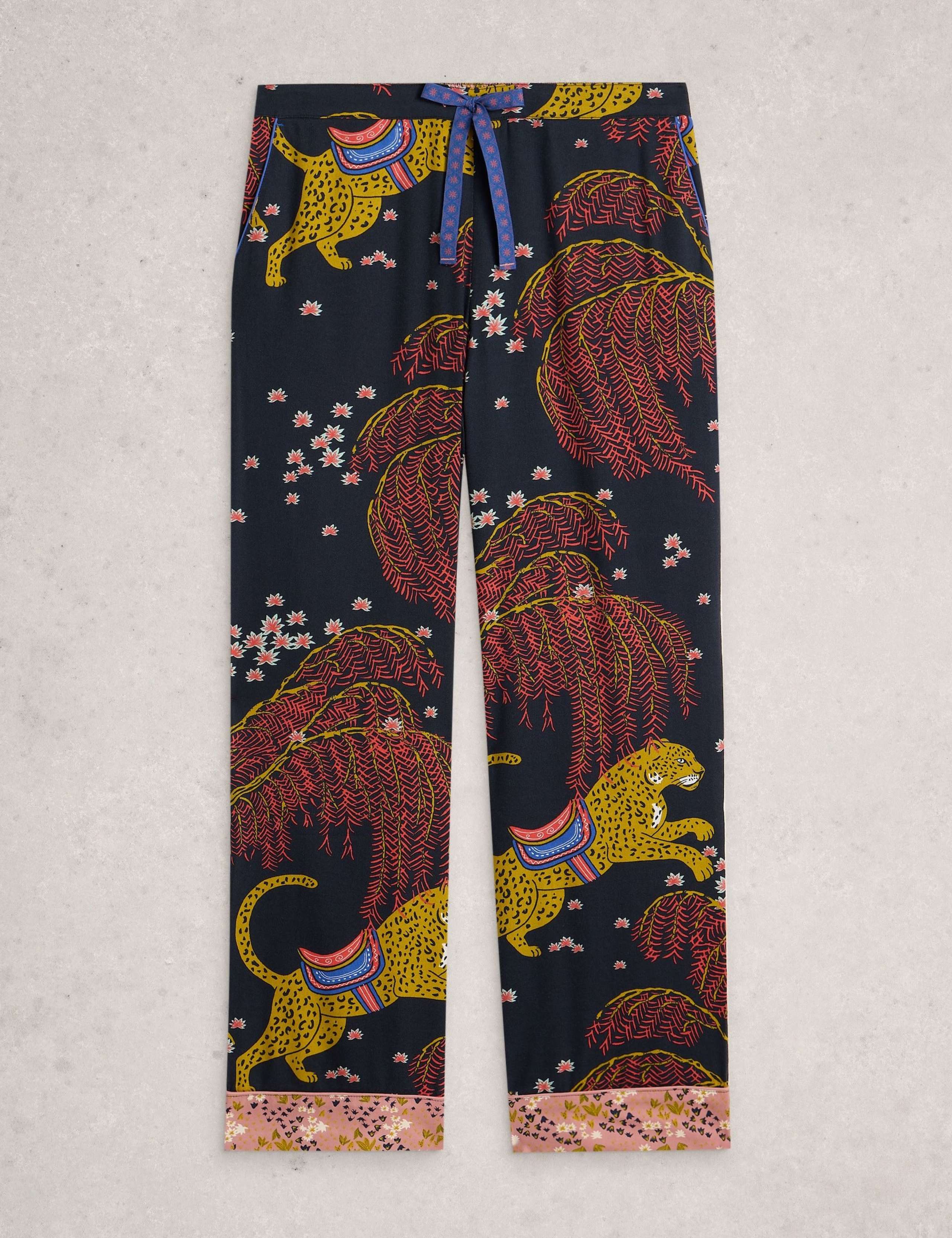 Cotton Rich Floral Pyjama Bottoms 2 of 7