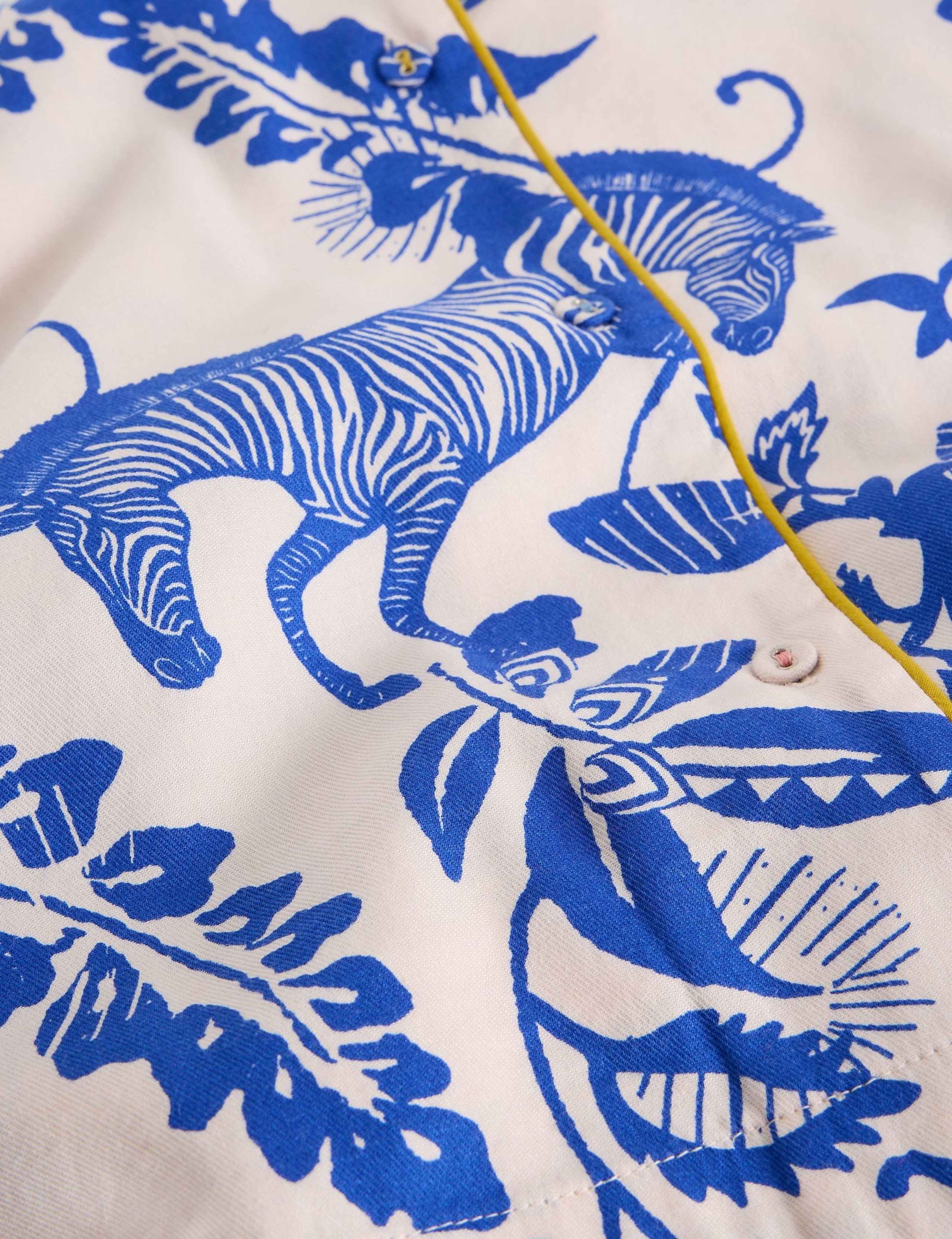 Cotton Rich Printed Pyjama Top 6 of 6