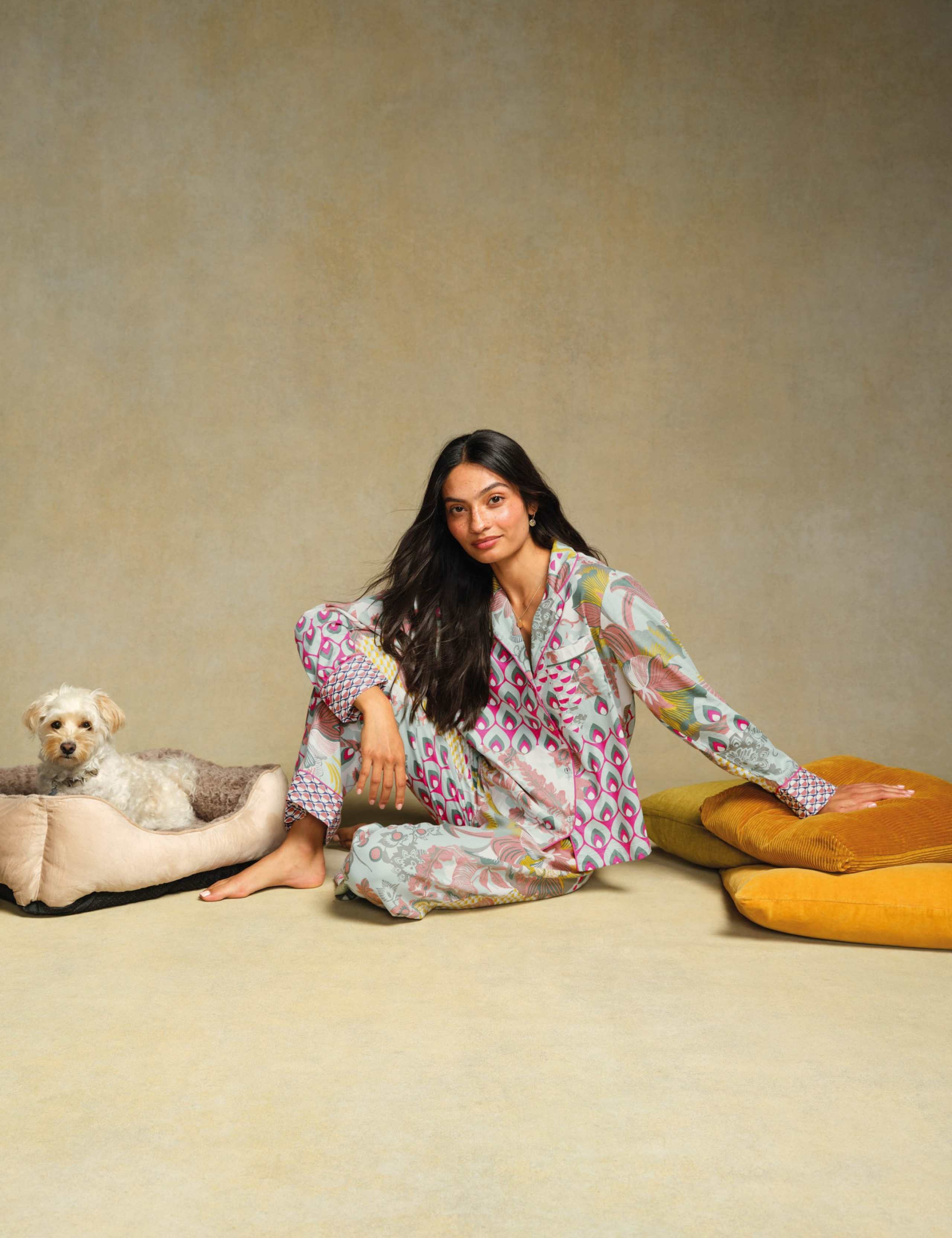 Cotton Rich Printed Pyjama Top 7 of 7