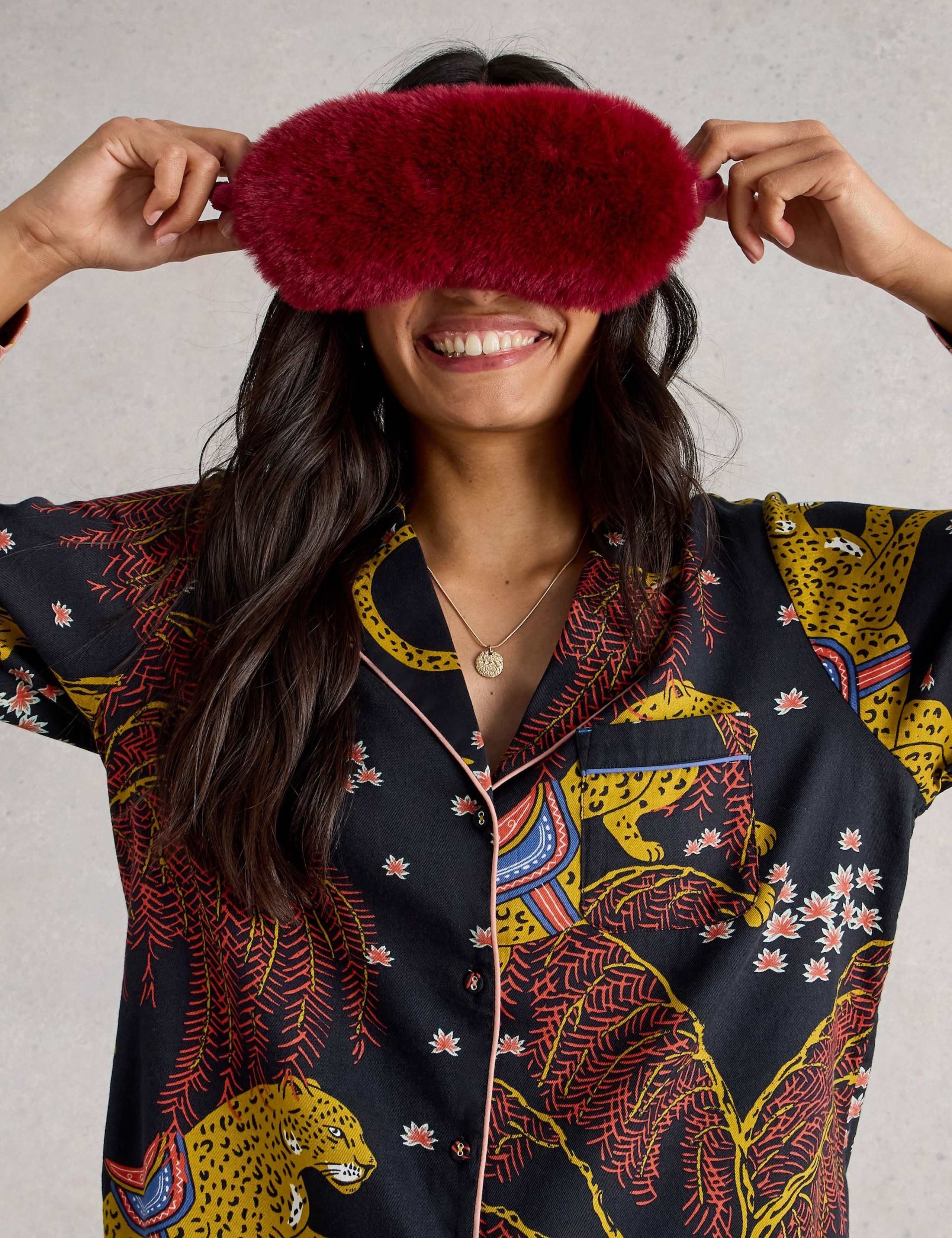 Cotton Rich Printed Pyjama Top 4 of 7