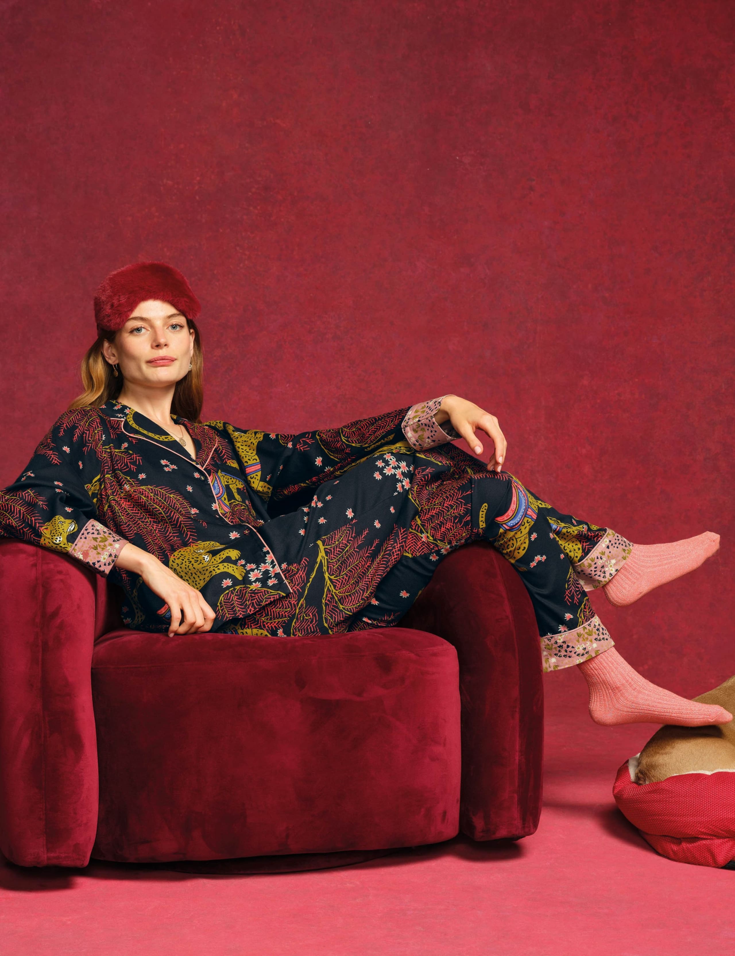 Cotton Rich Printed Pyjama Top 7 of 7