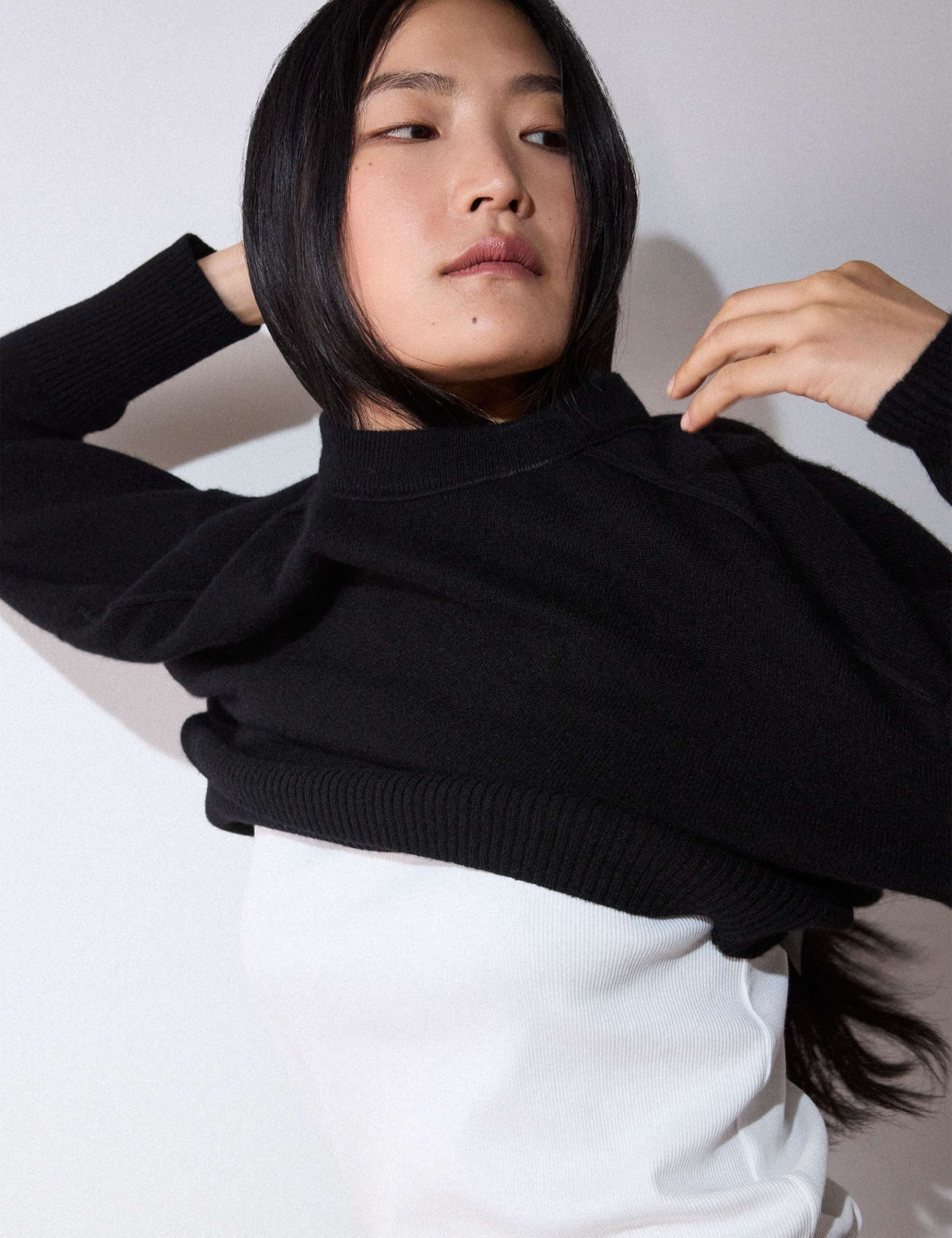 Pure Cashmere Seam Detail Knitted Top 4 of 5