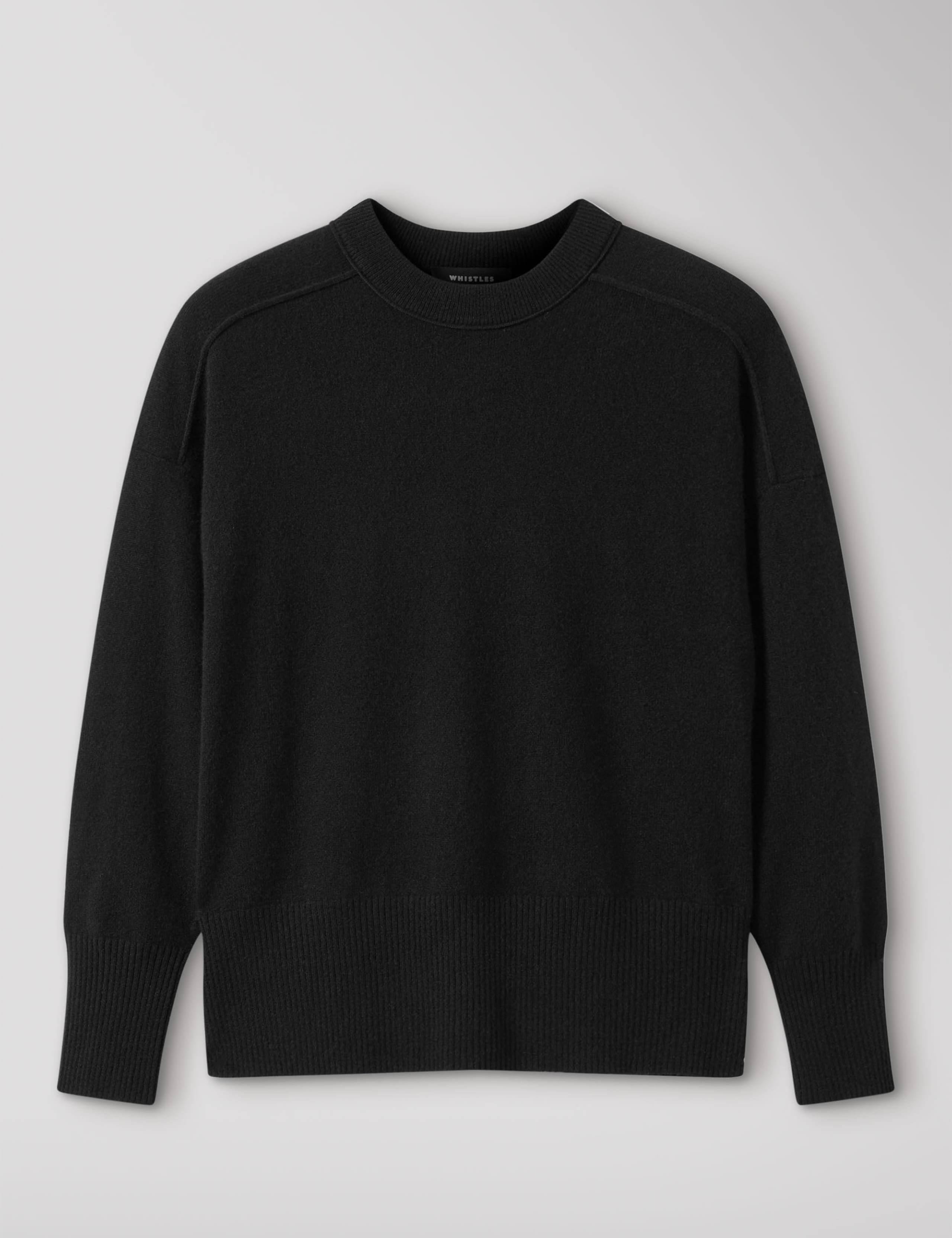 Pure Cashmere Seam Detail Knitted Top 2 of 5