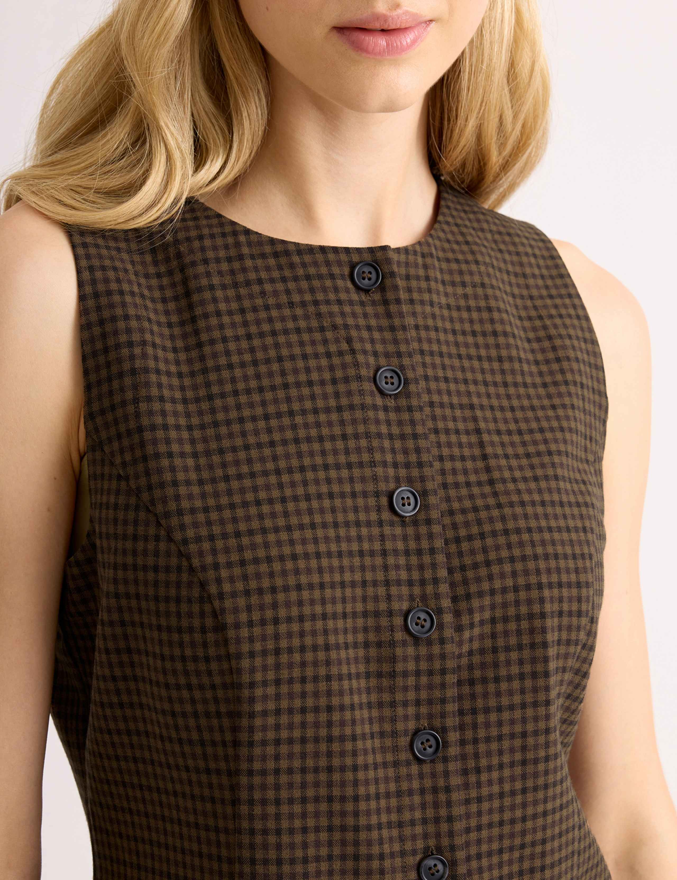 Gingham Waistcoat 3 of 5