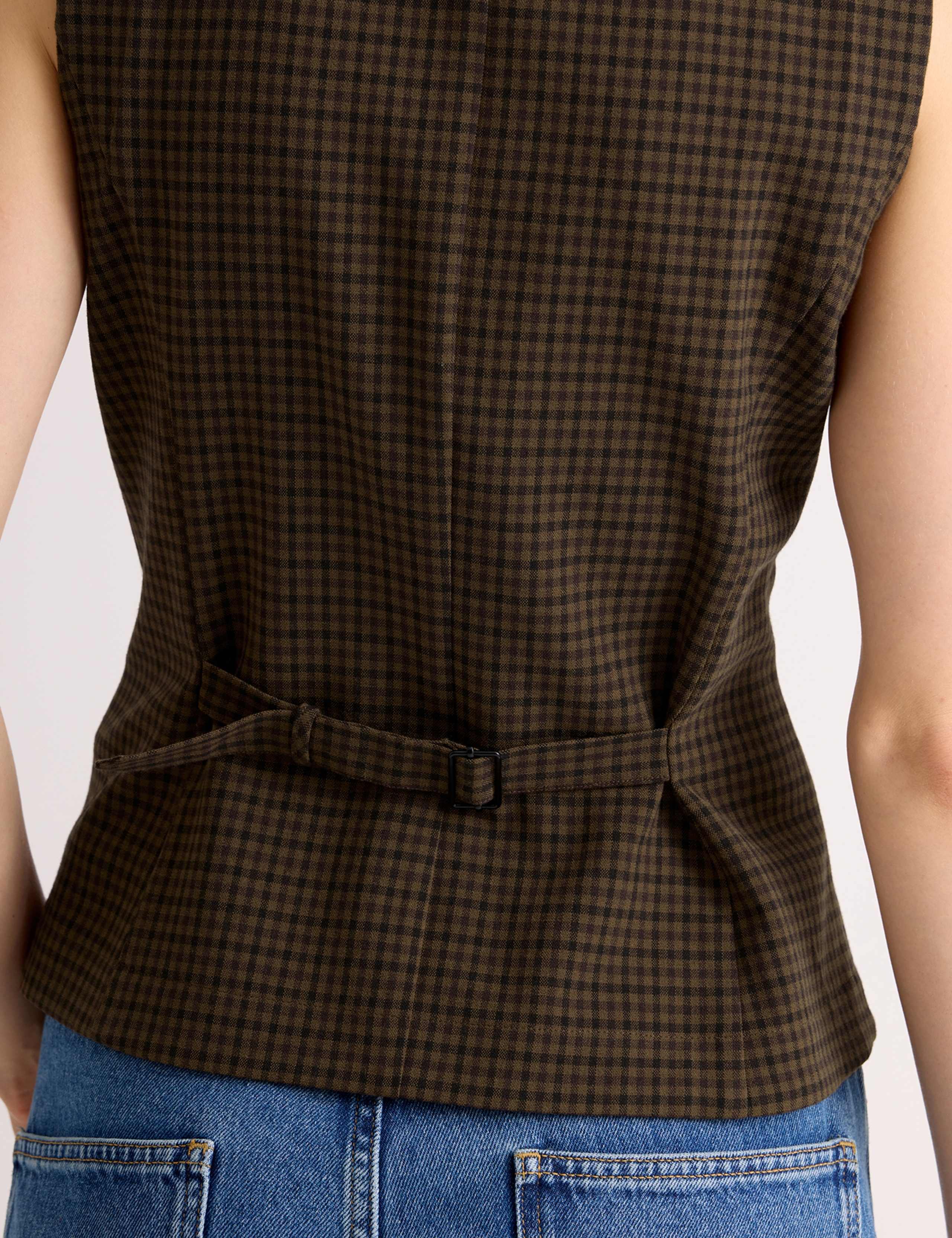 Gingham Waistcoat 4 of 5