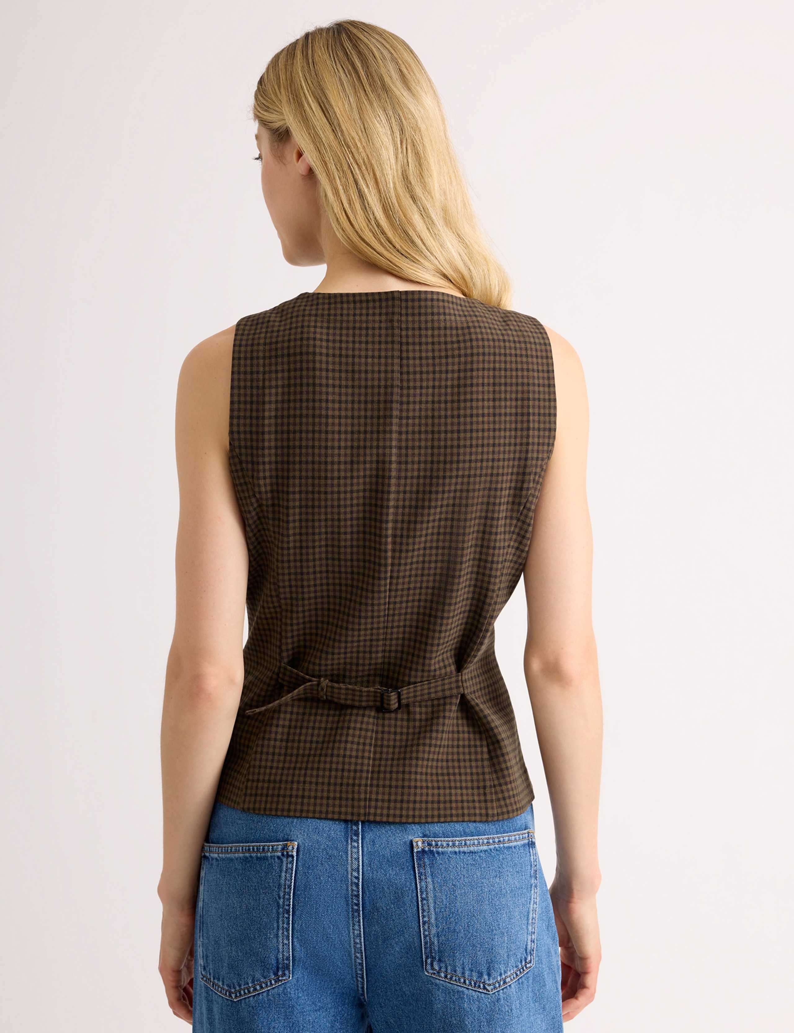 Gingham Waistcoat 5 of 5